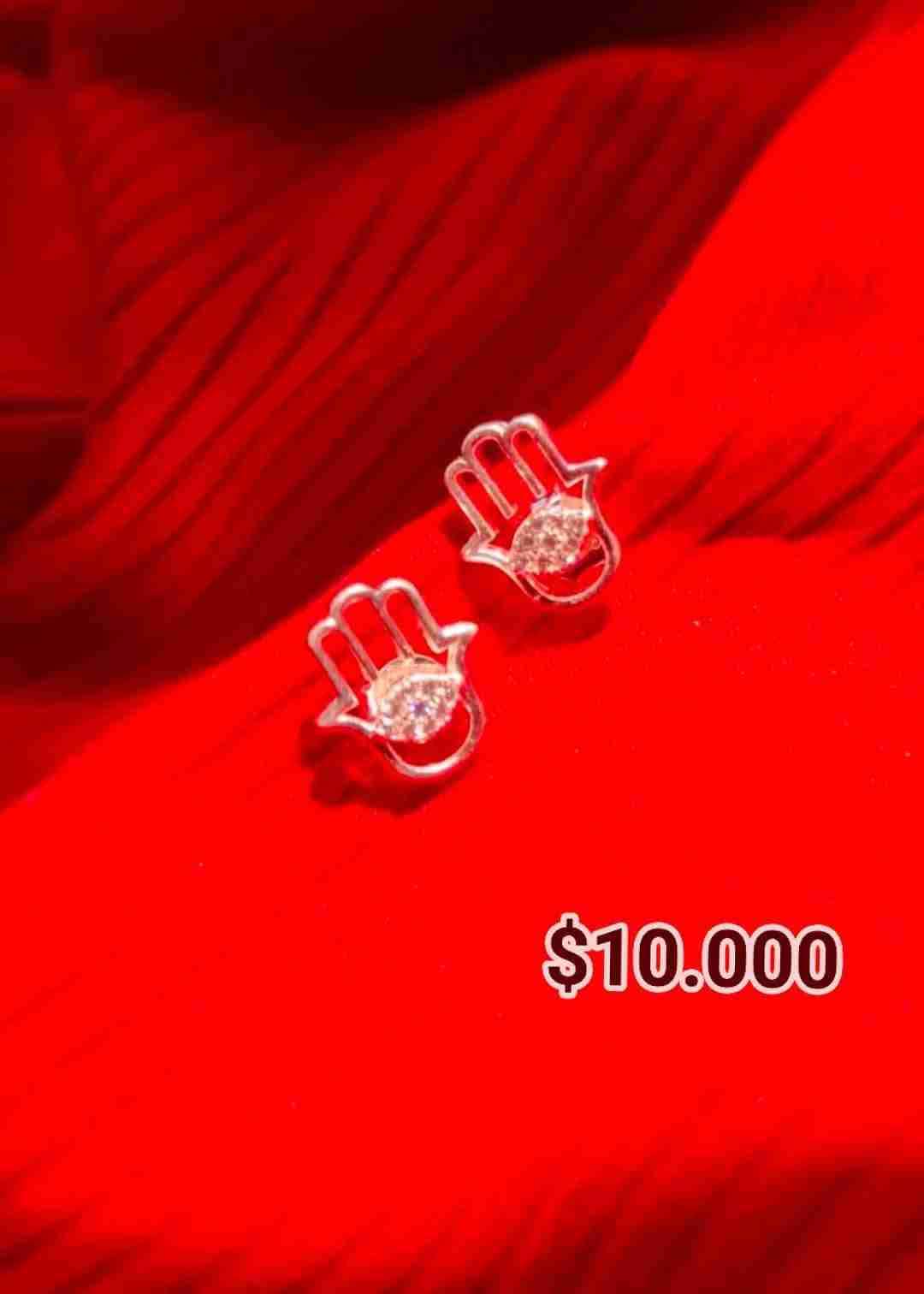 Aros con MICROCIRCONES PURA PLATA - miniatura 4