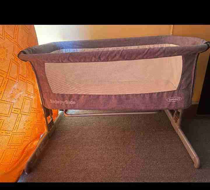 Cuna de bebé gris - miniatura 4