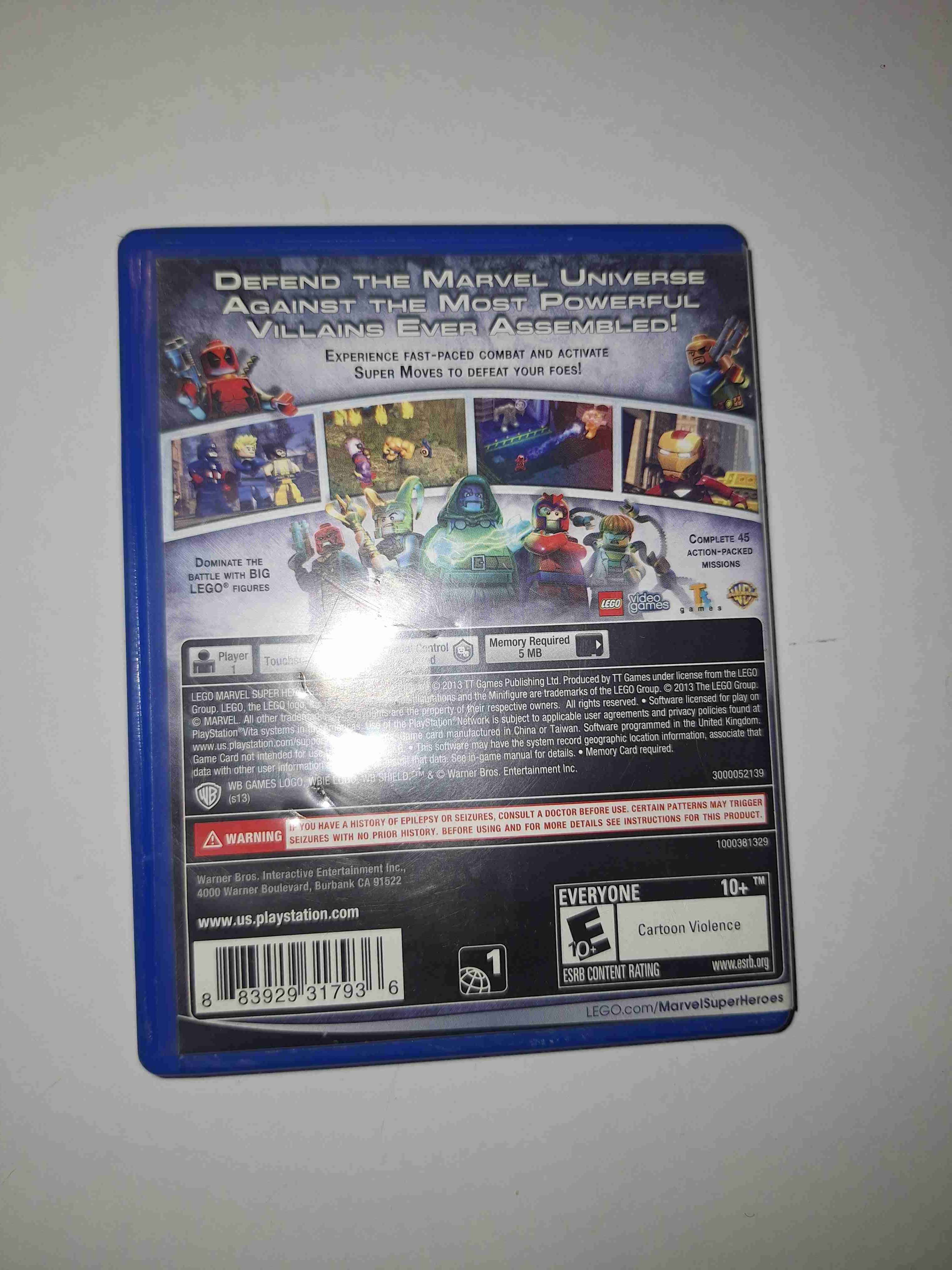 Juego PS Vita LEGO Marvel Super Heroes - miniatura 2