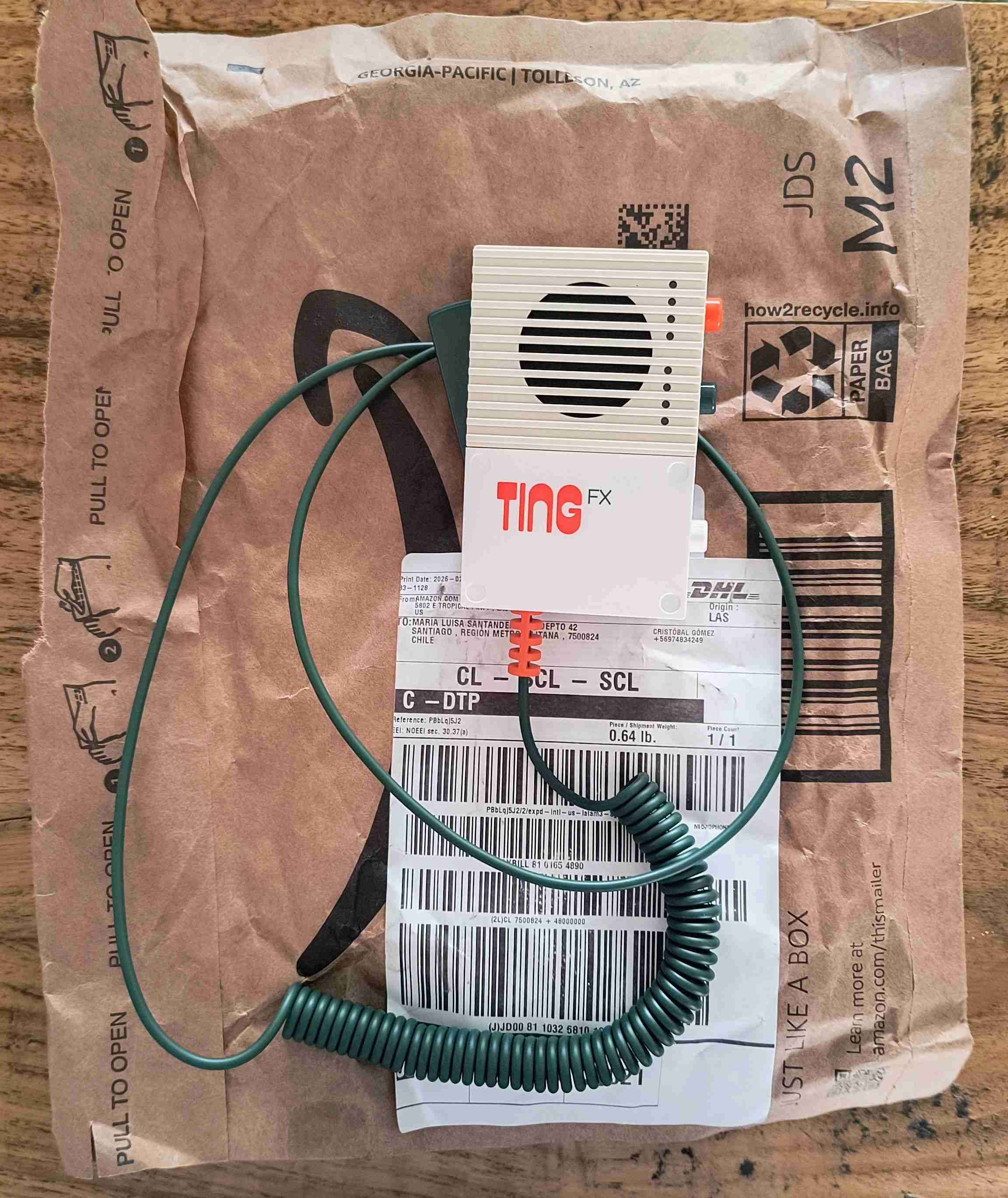 Dispositivo de audio TING FX - miniatura 1