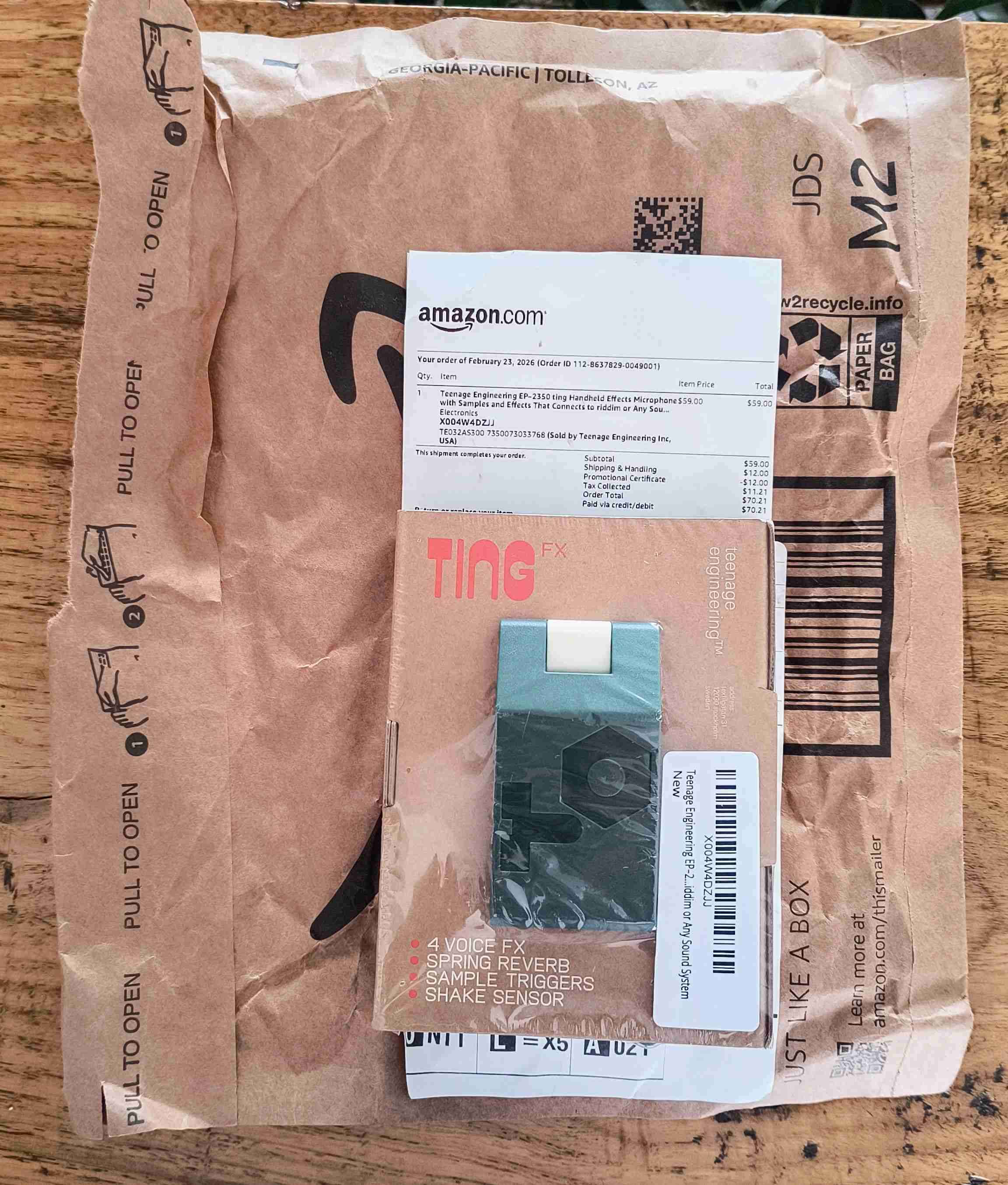 Dispositivo de audio TING FX - miniatura 3