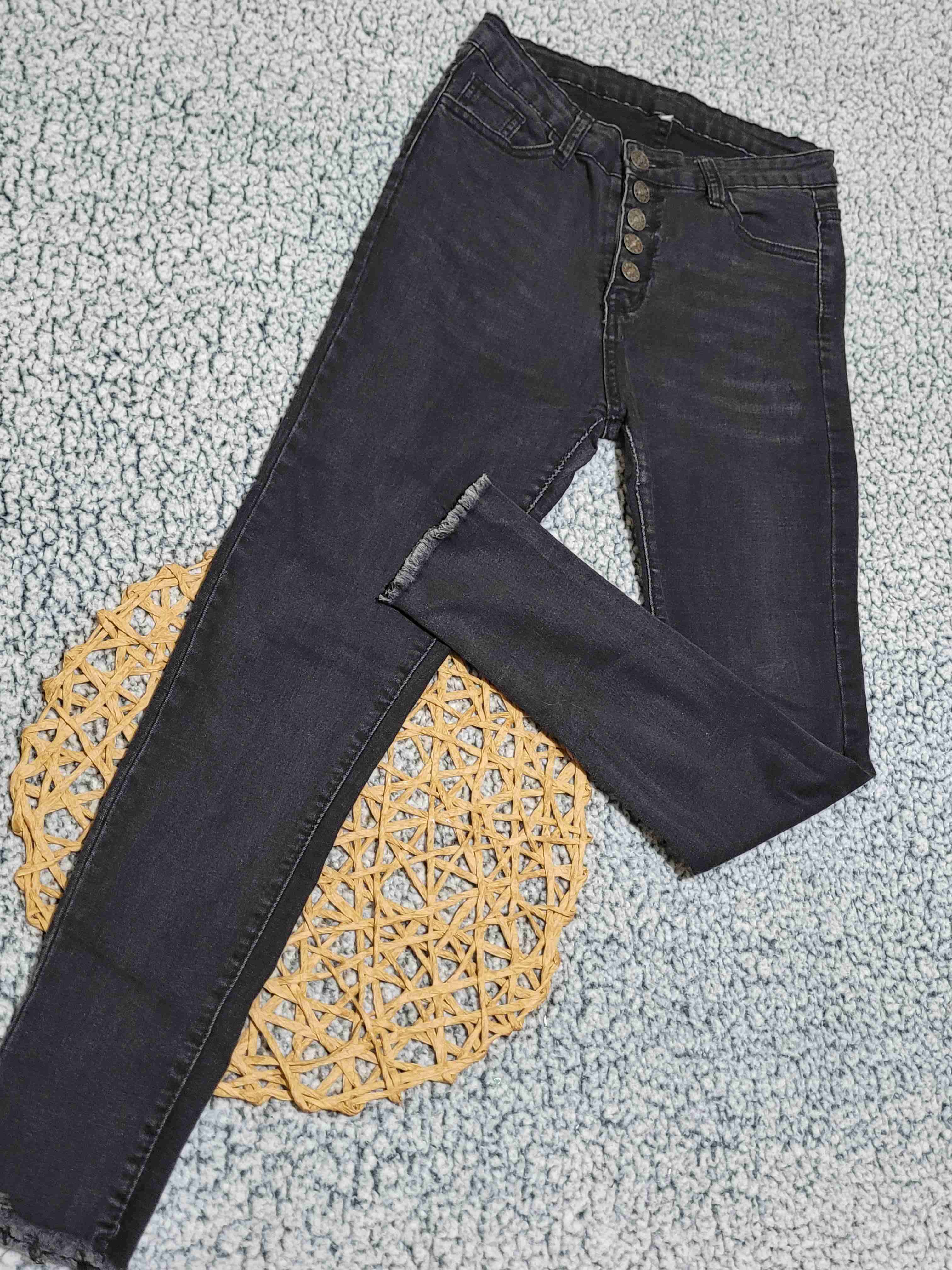Jeans negros ajustados - miniatura 1
