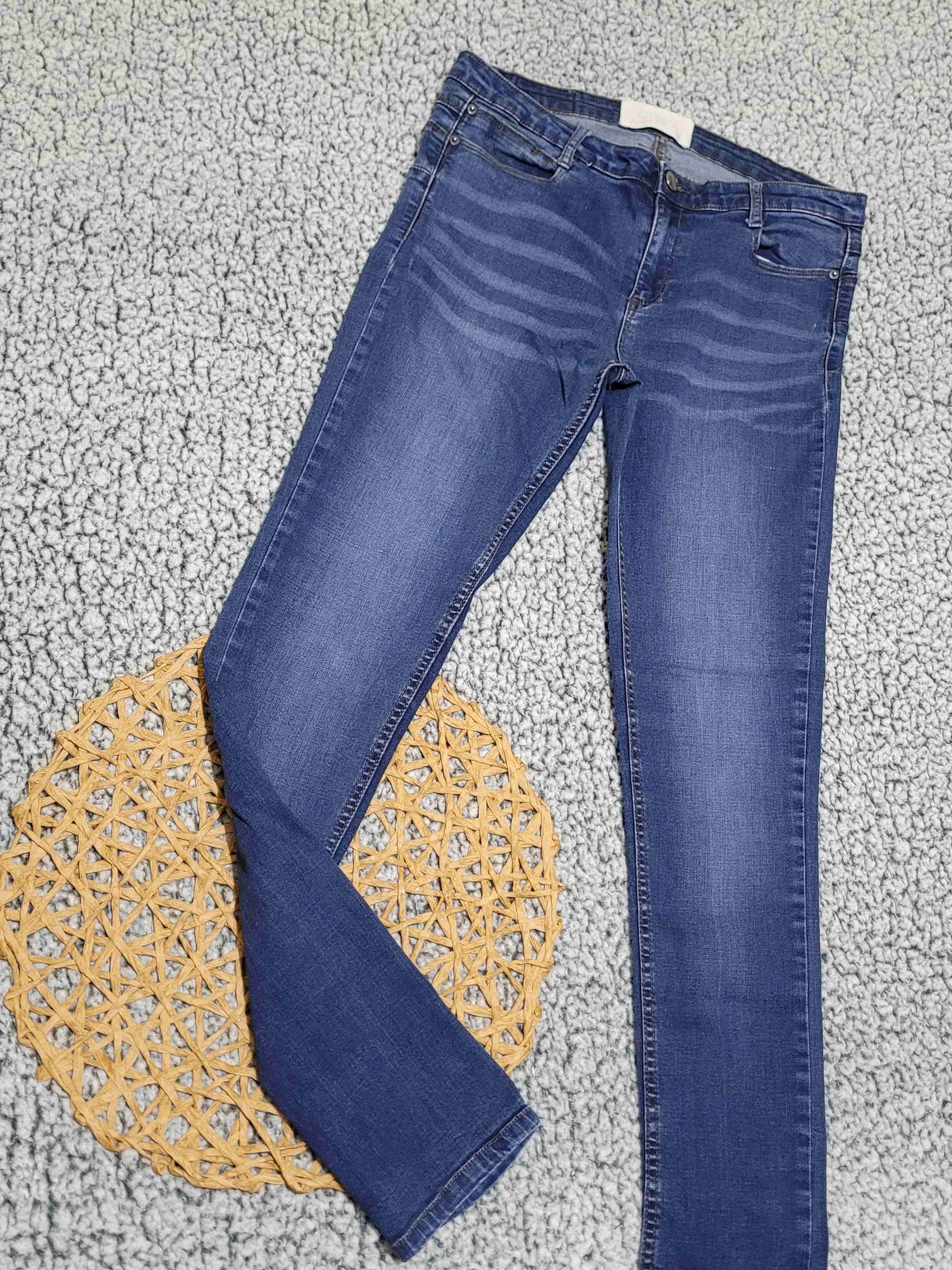Jeans azul oscuro mujer - miniatura 1