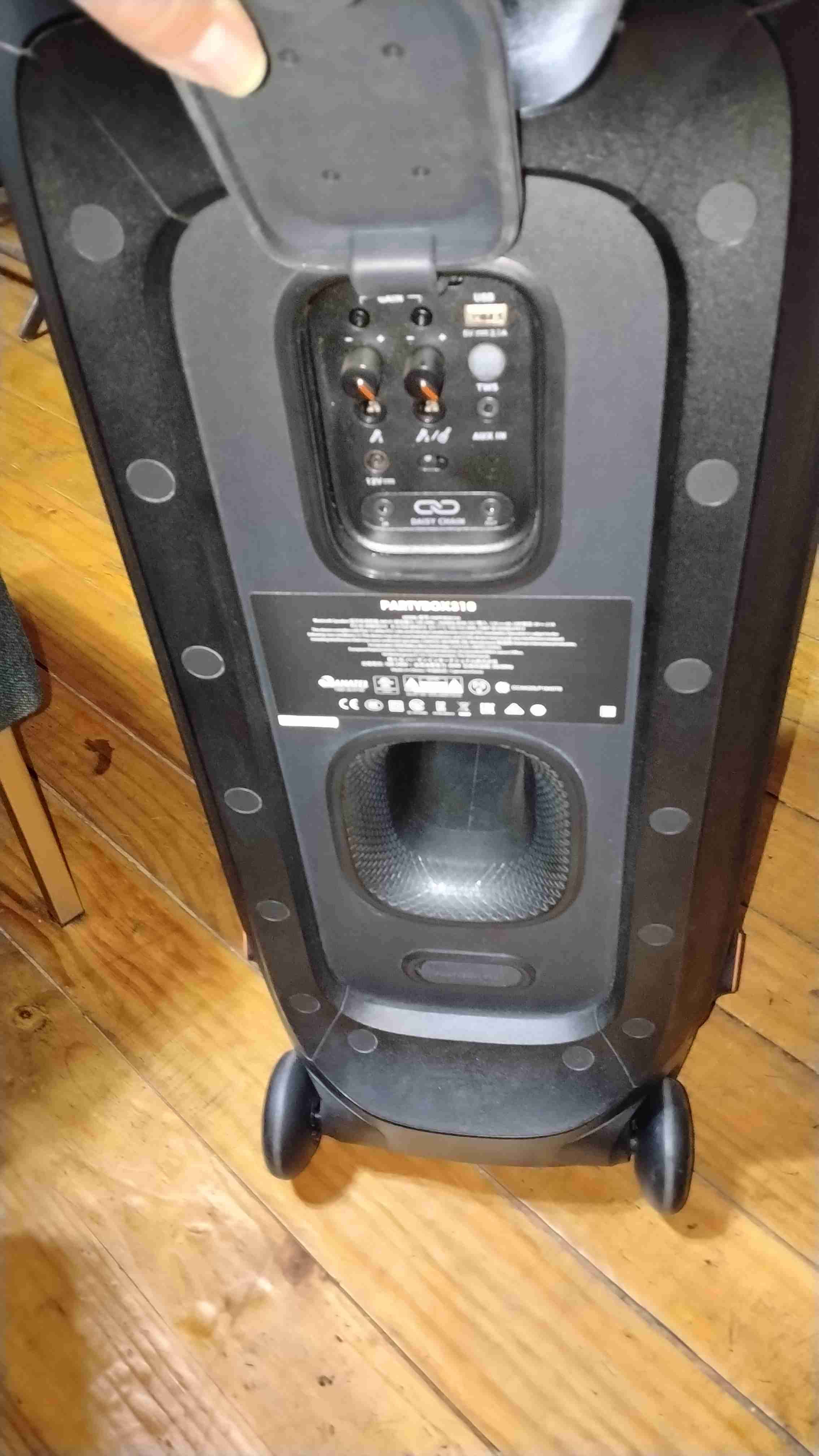 Parlante portátil grande negro - miniatura 4