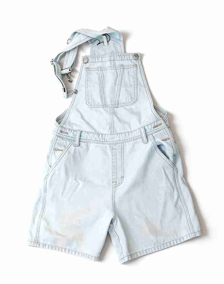 Jardinera de mezclilla celeste