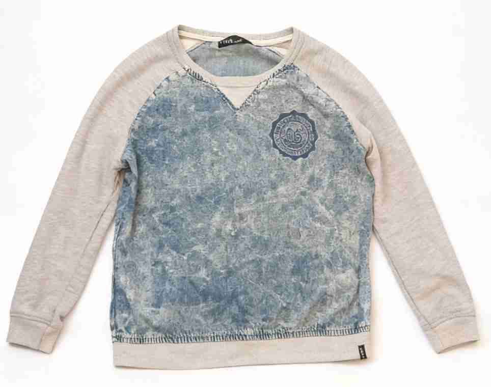 Polerón azul casual hombre