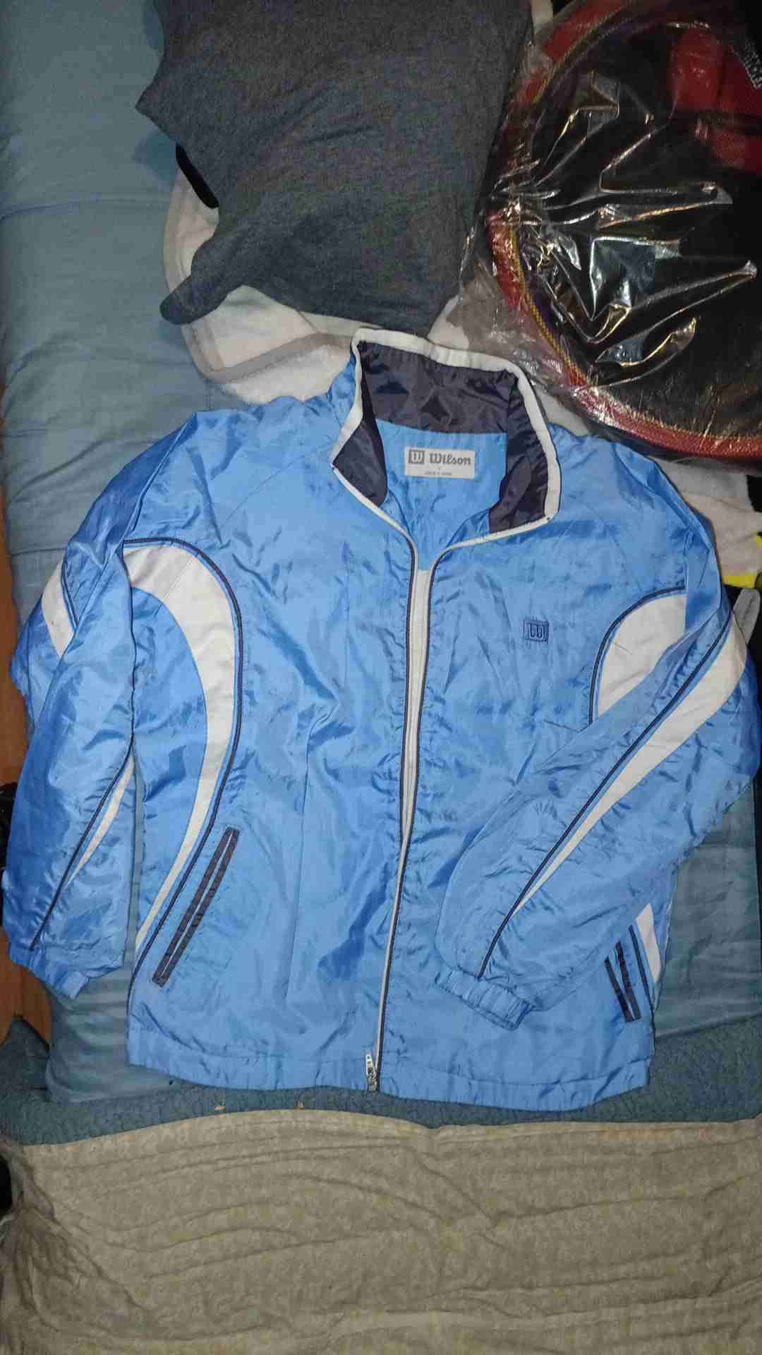Chaqueta deportiva azul Wilson