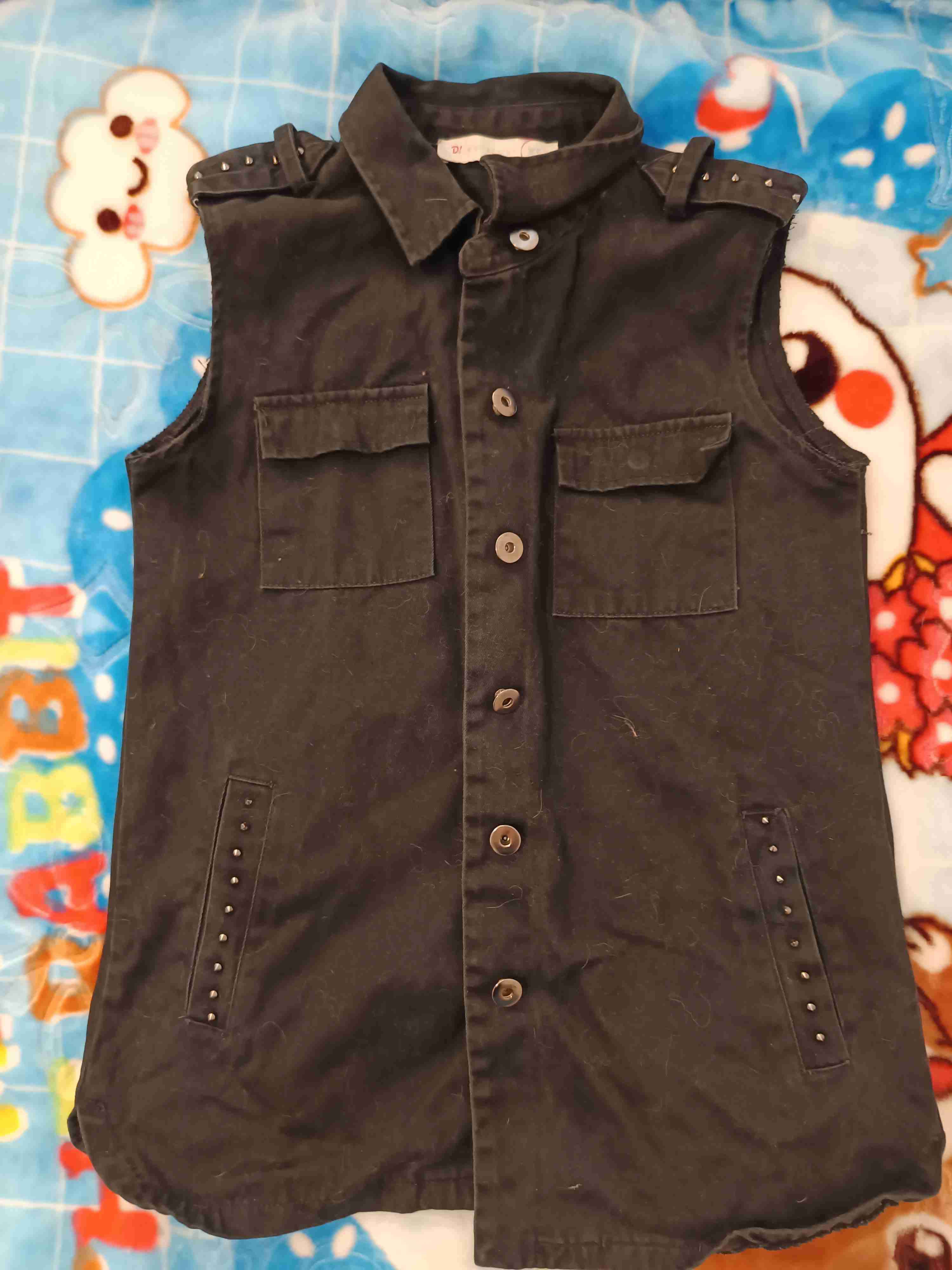 Chaqueta sin mangas negro