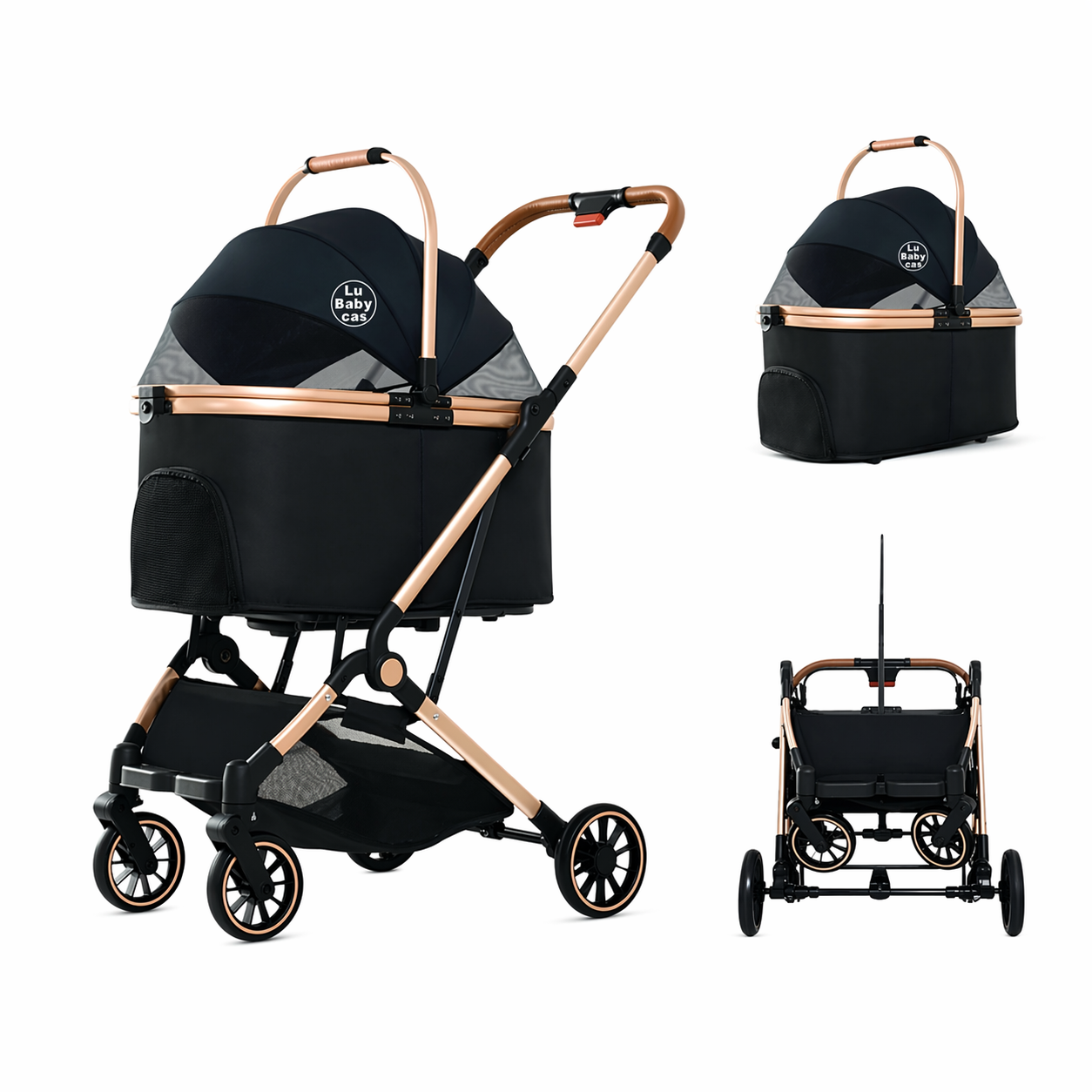 Coche/moisés para mascotas - miniatura 1