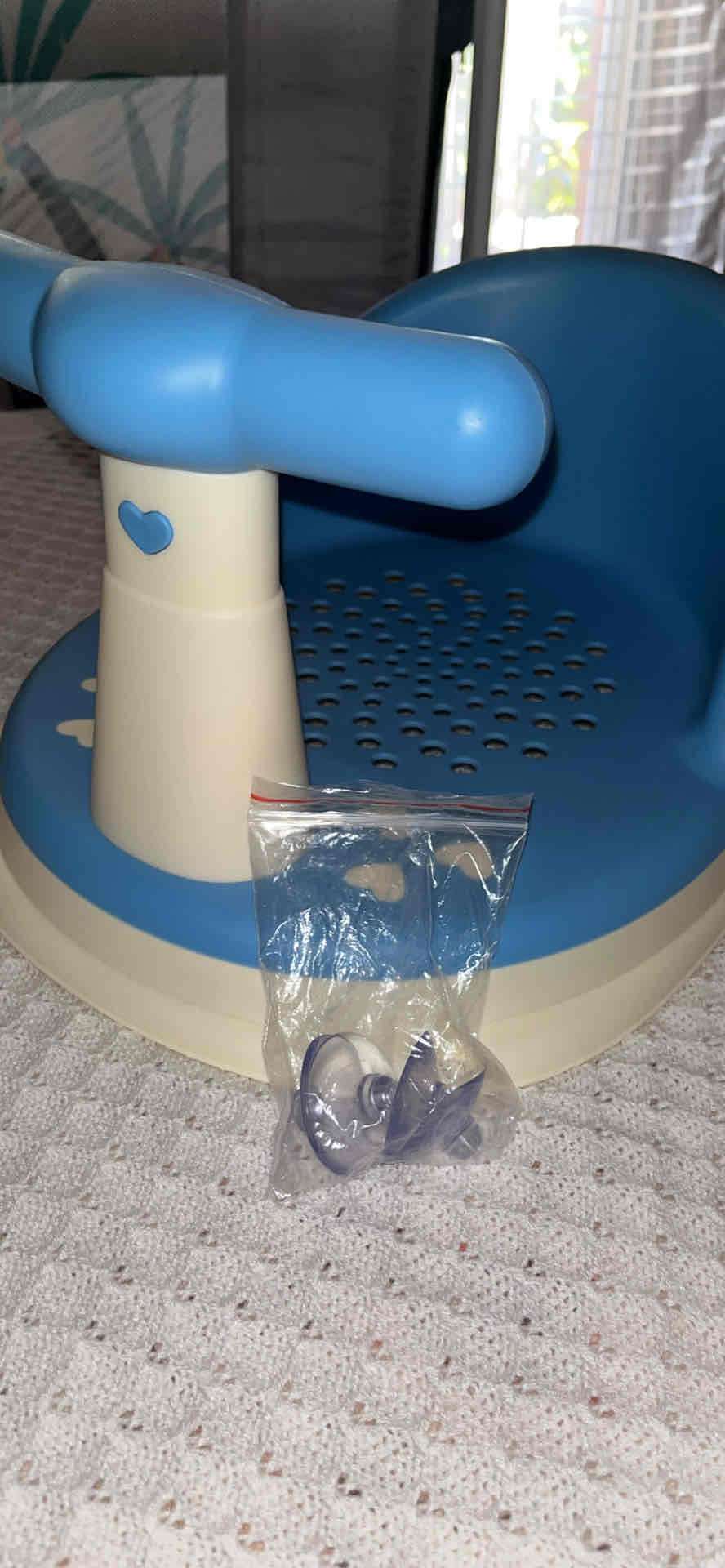 Asiento de baño para bebé azul - miniatura 2