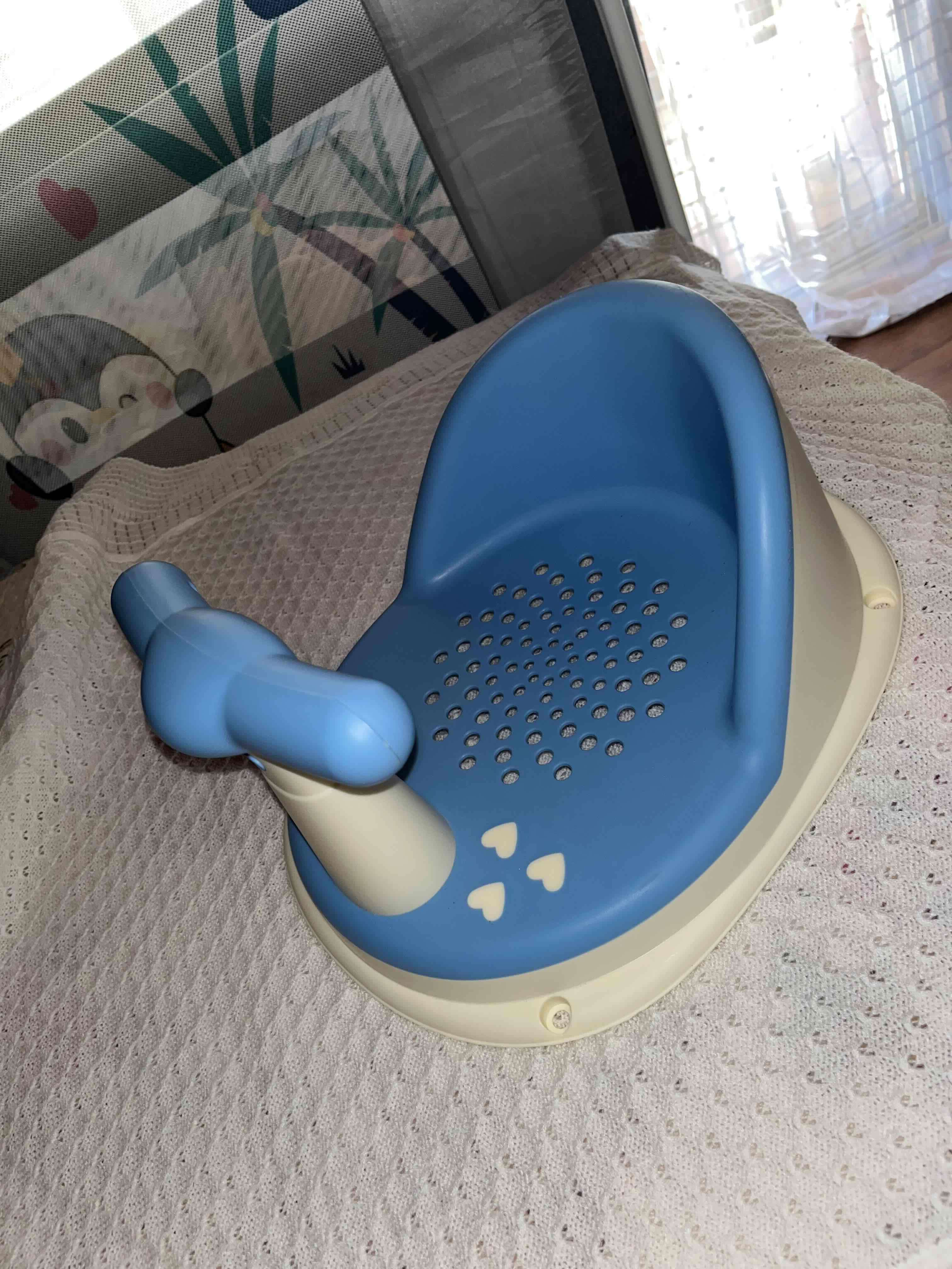 Asiento de baño para bebé azul - miniatura 3