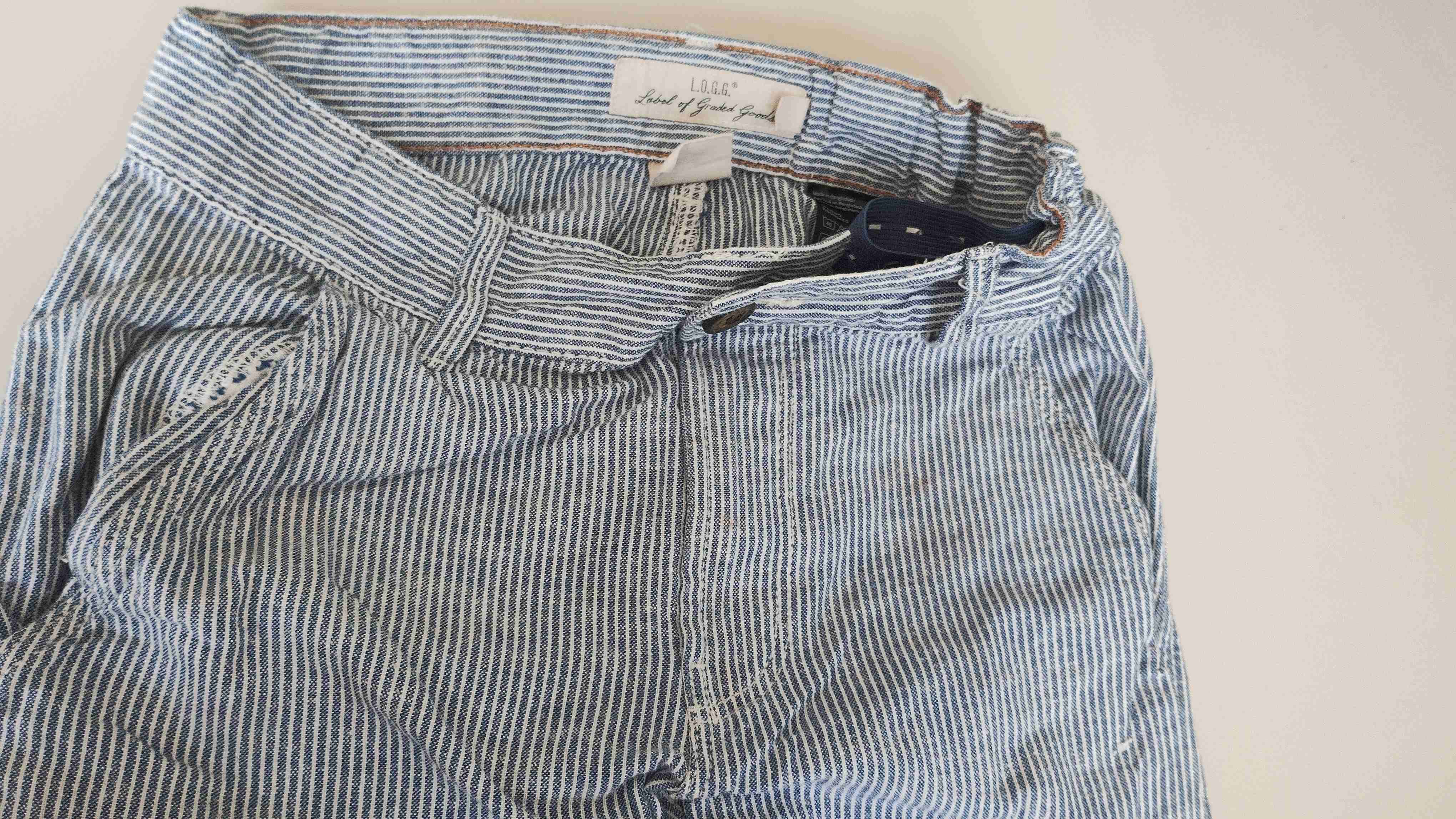 Pantalón de verano  H&M a rayas azul claro - miniatura 2