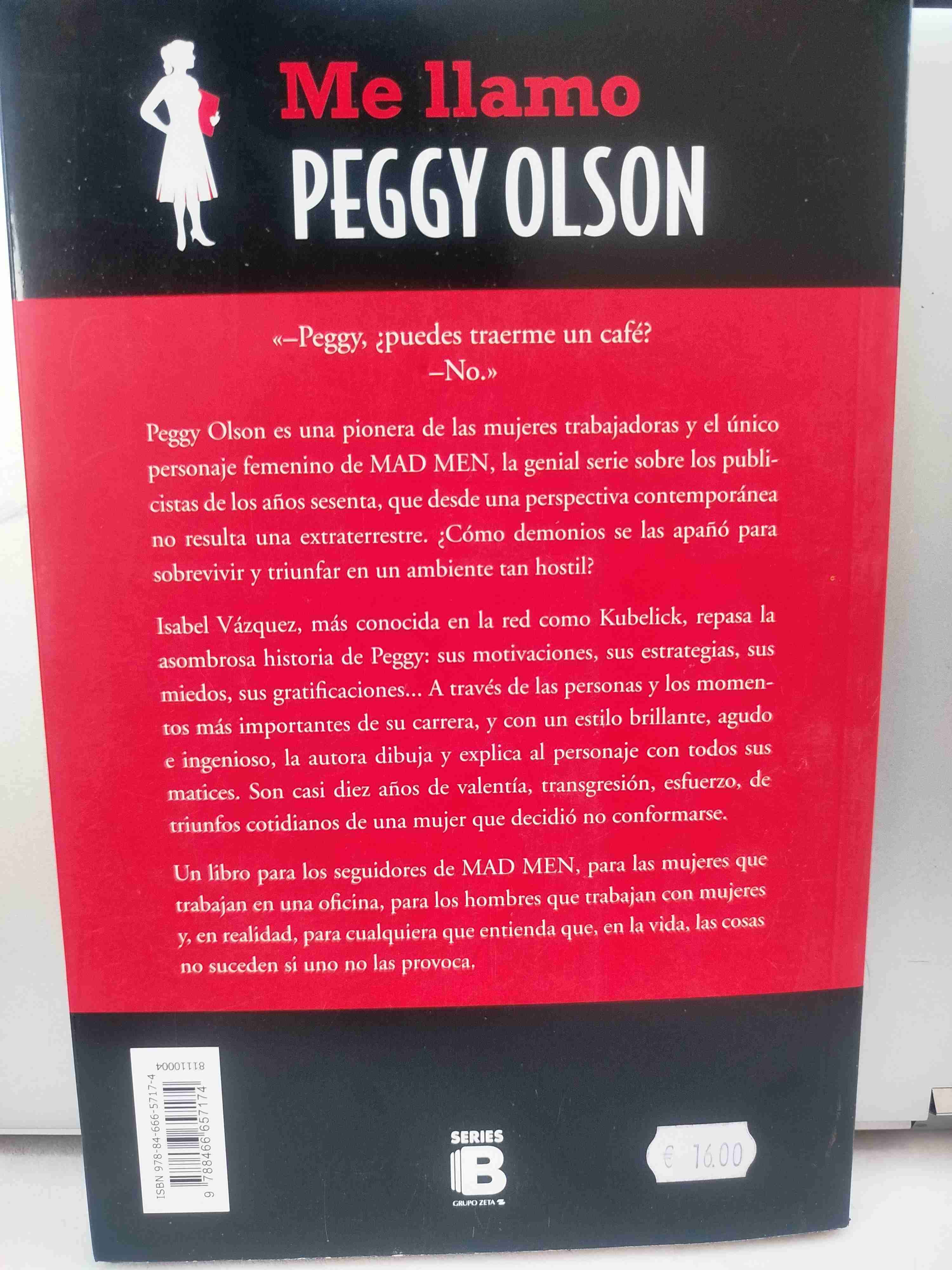 Libro 'Me llamo Peggy Olson' de Isabel Vázquez - miniatura 2