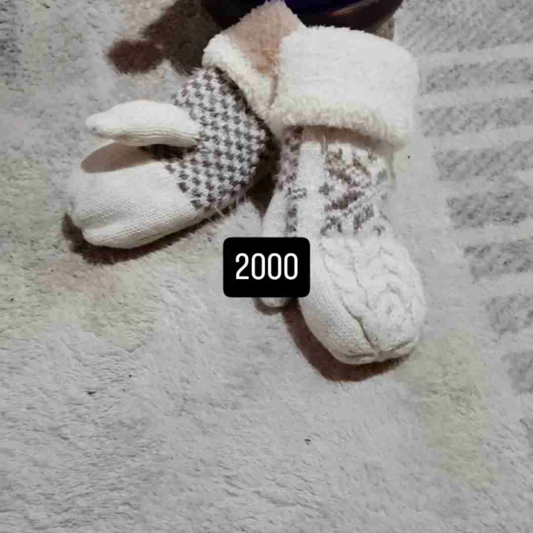 Guantes de lana con diseño - miniatura 1