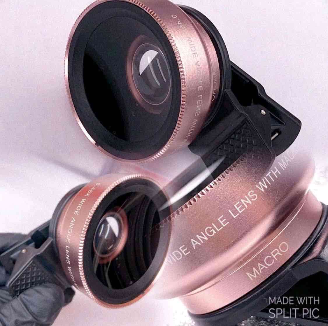 LENTE MACRO /negro o rose gold - miniatura 3