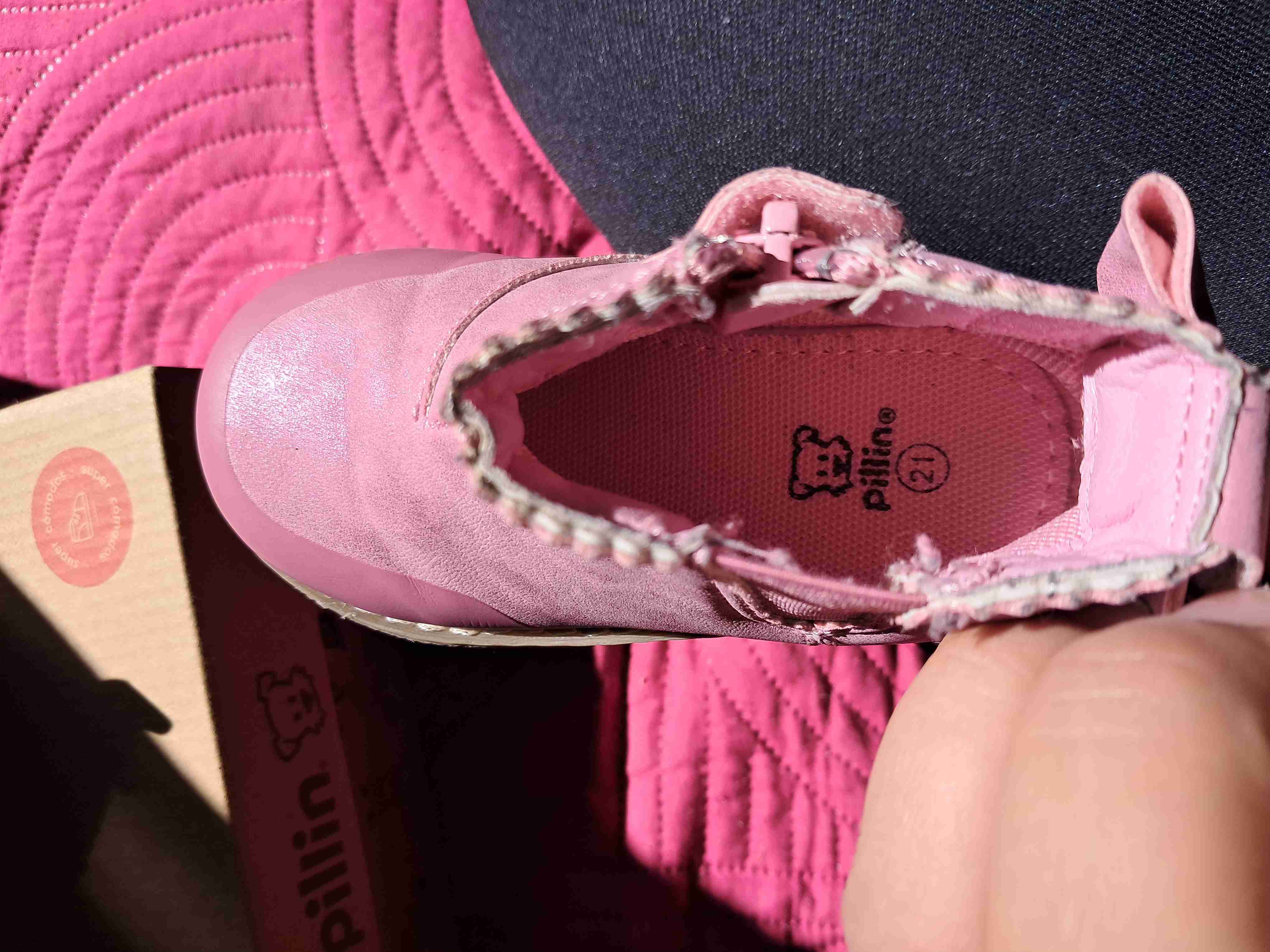 Botines rosas para niña - miniatura 4