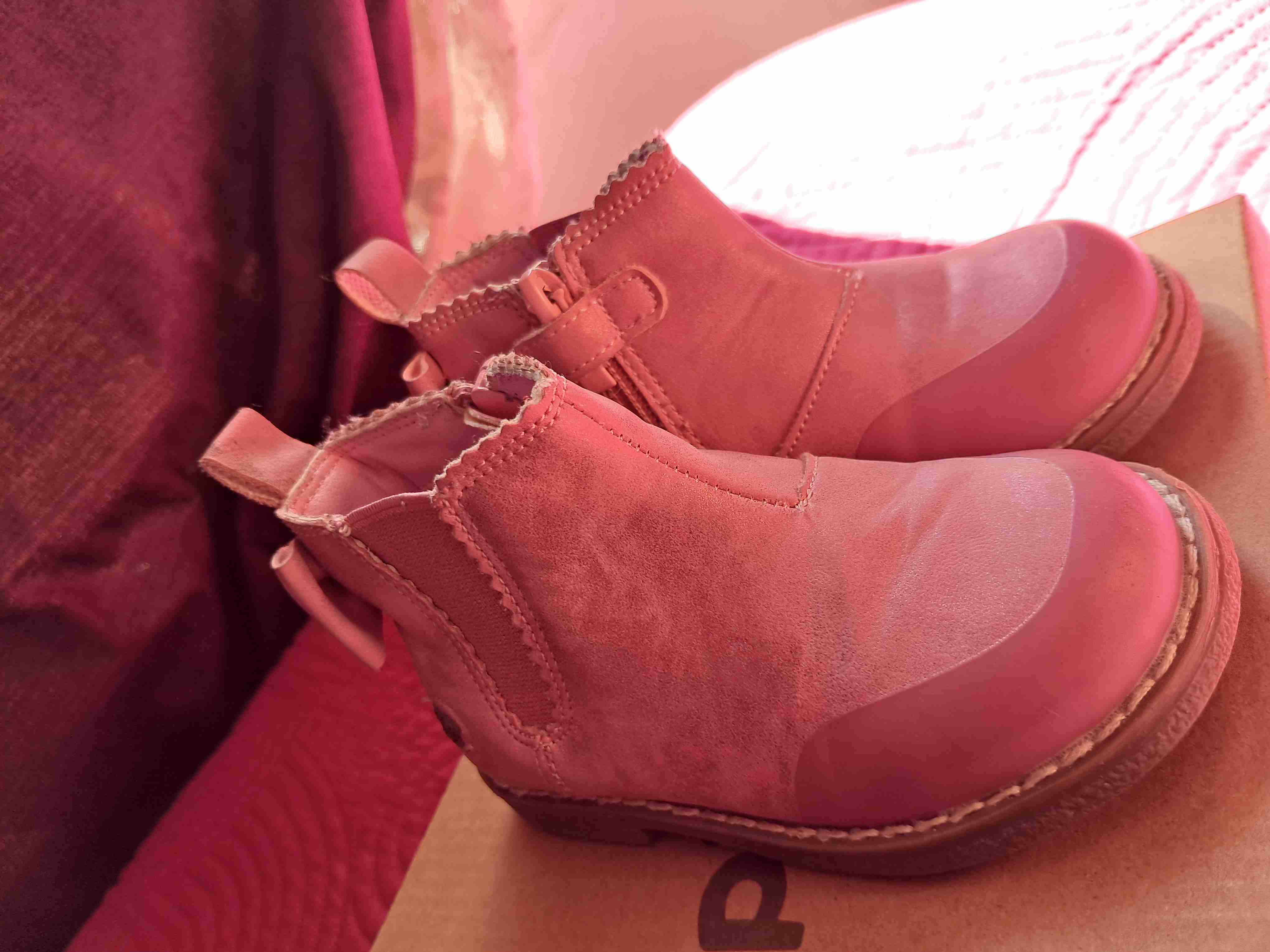 Botines rosas para niña - miniatura 5