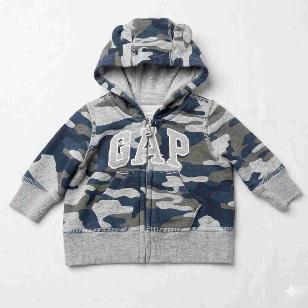 Polerón camuflaje GAP con capucha - miniatura 1