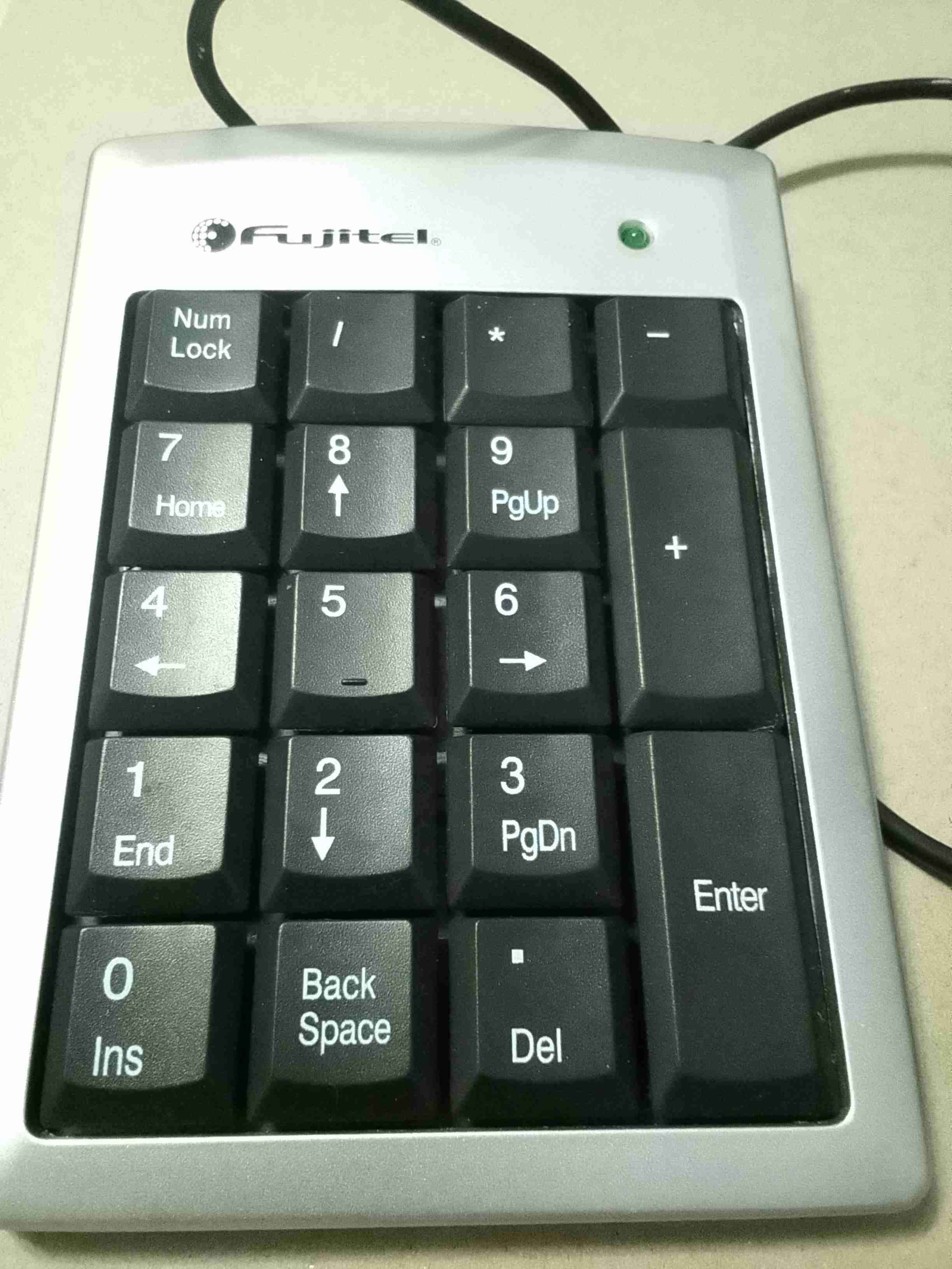 Teclado numérico Fujitel USB - miniatura 2