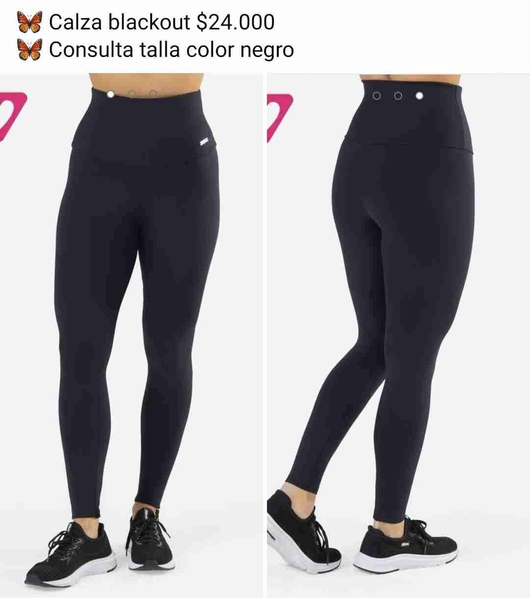 Calzas blackout negras