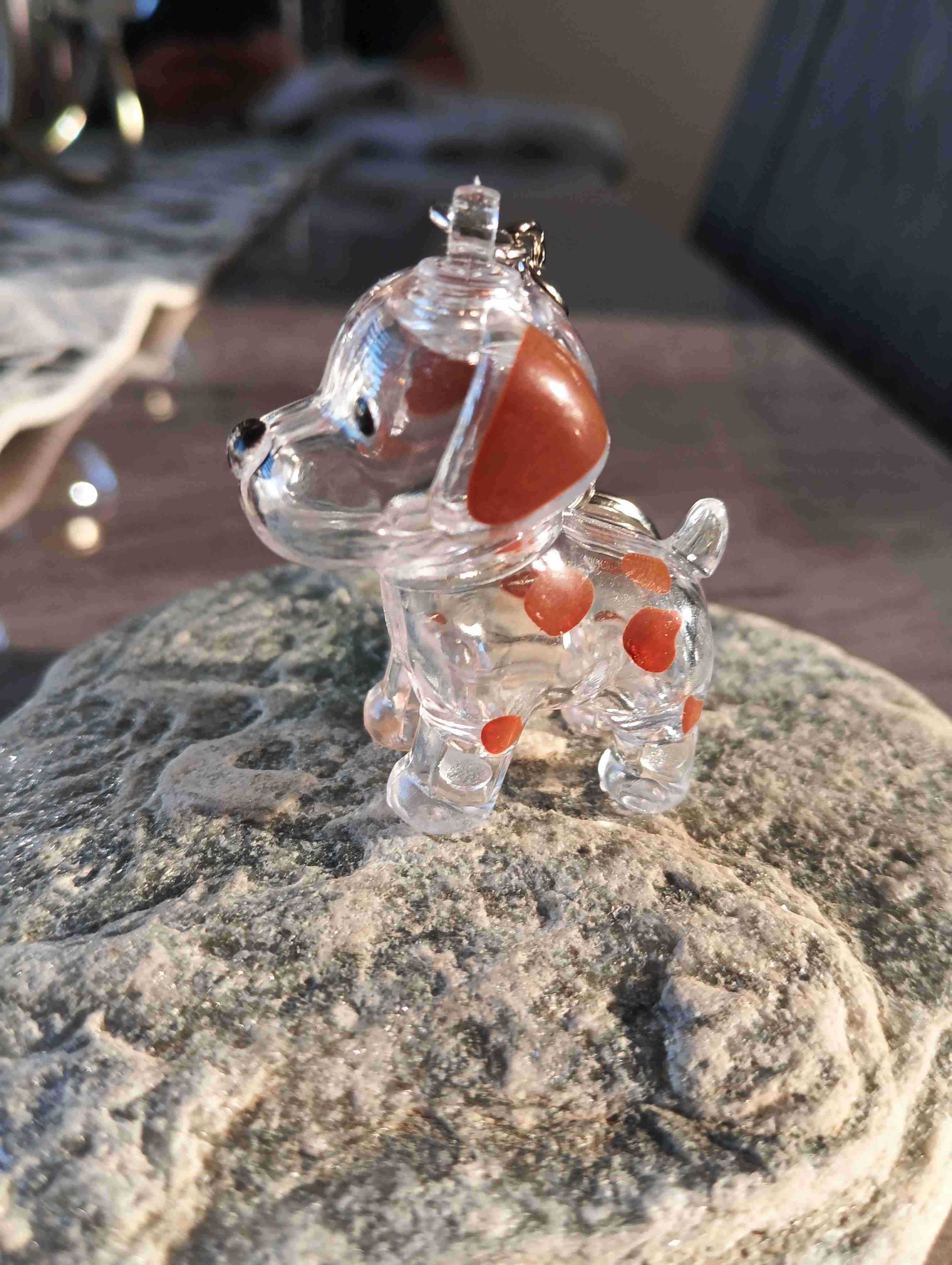 Llavero perro & gato de acrílico - miniatura 1