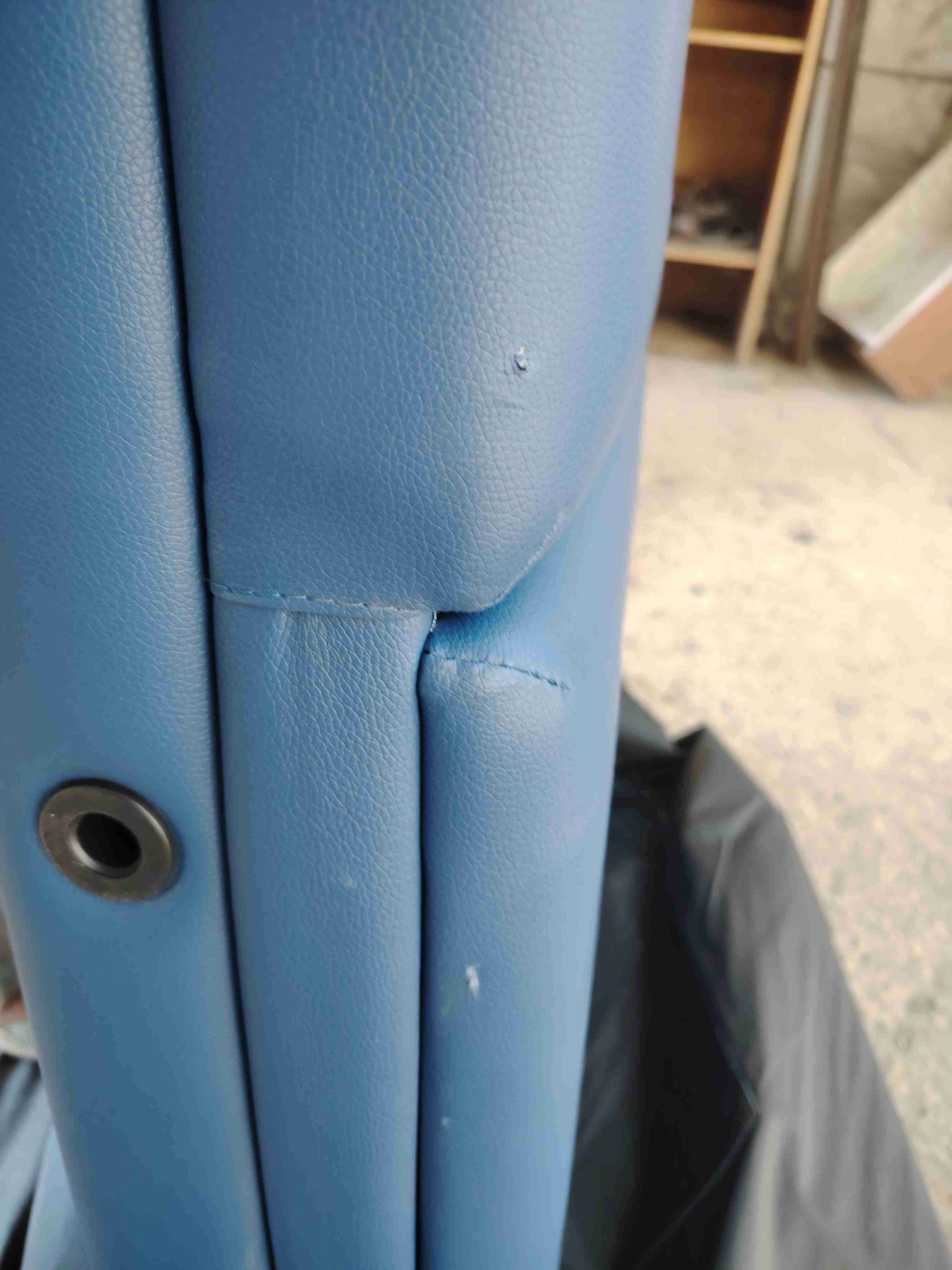 Camilla de masaje plegable azul - miniatura 3