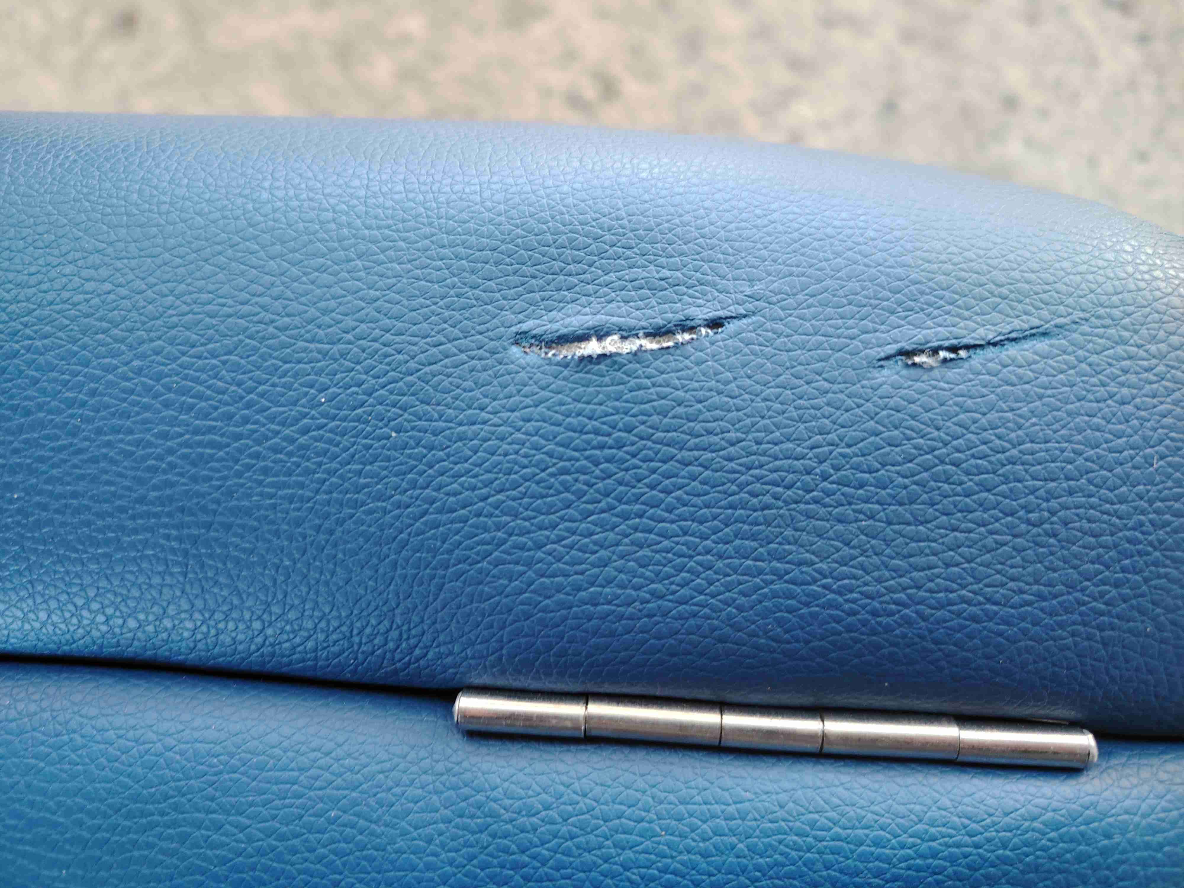 Camilla de masaje plegable azul - miniatura 6