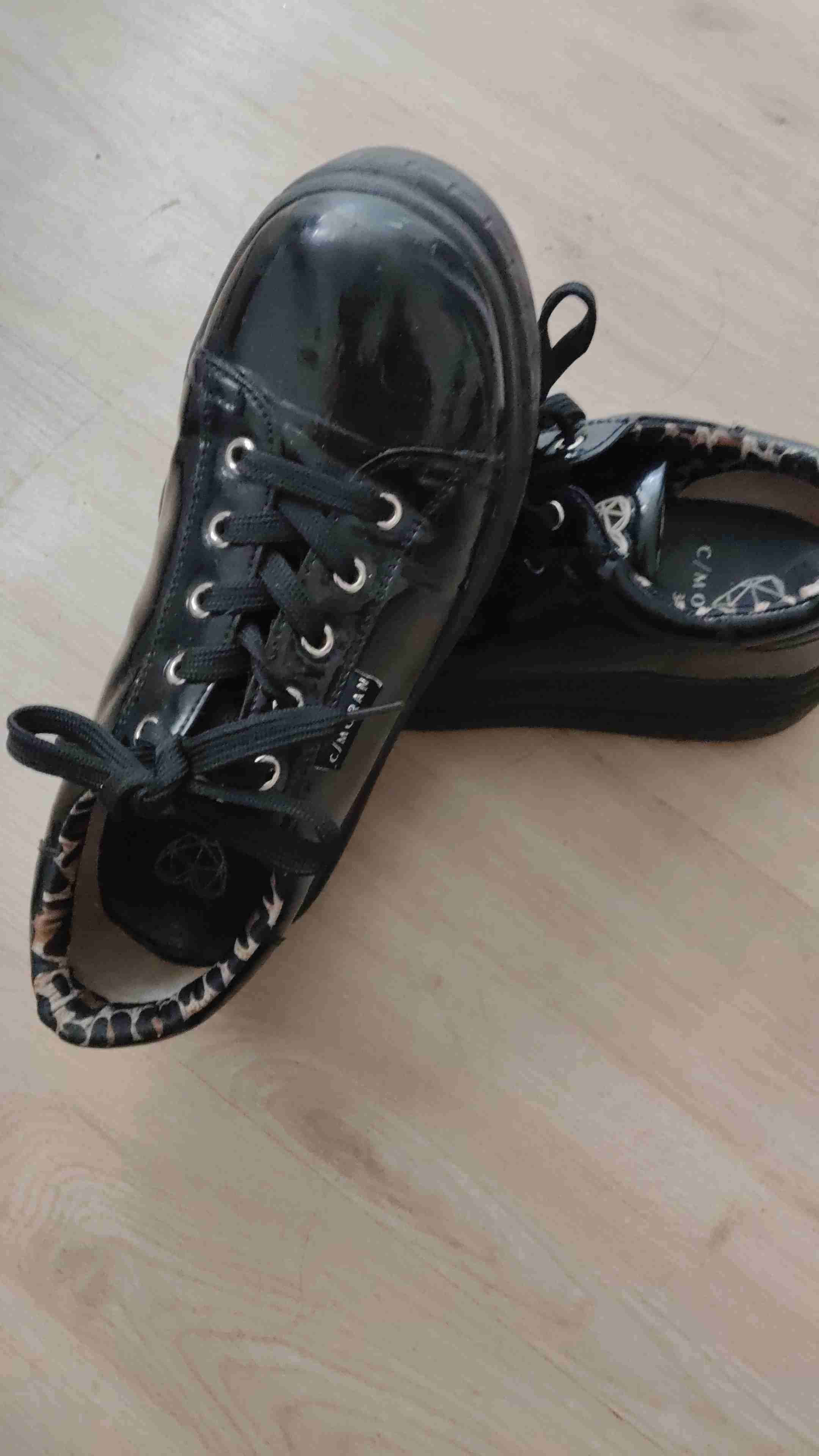 Zapatillas negras con plataforma - miniatura 1