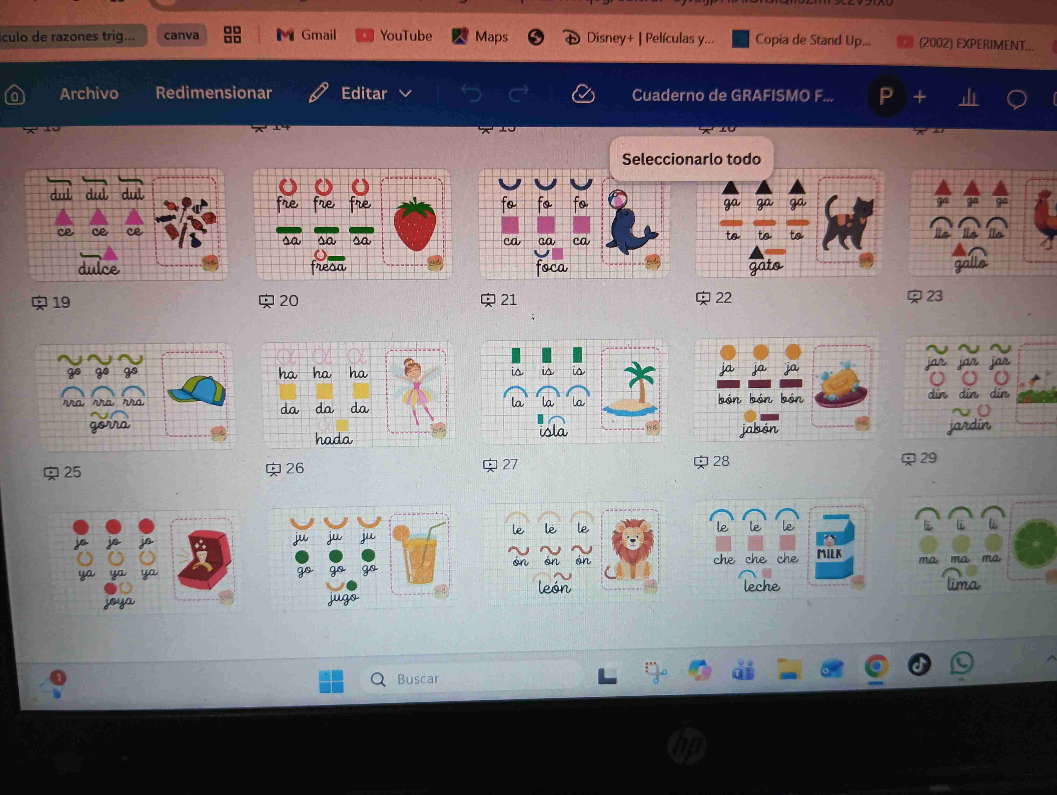 Cuaderno de Grafismo fonético - miniatura 3