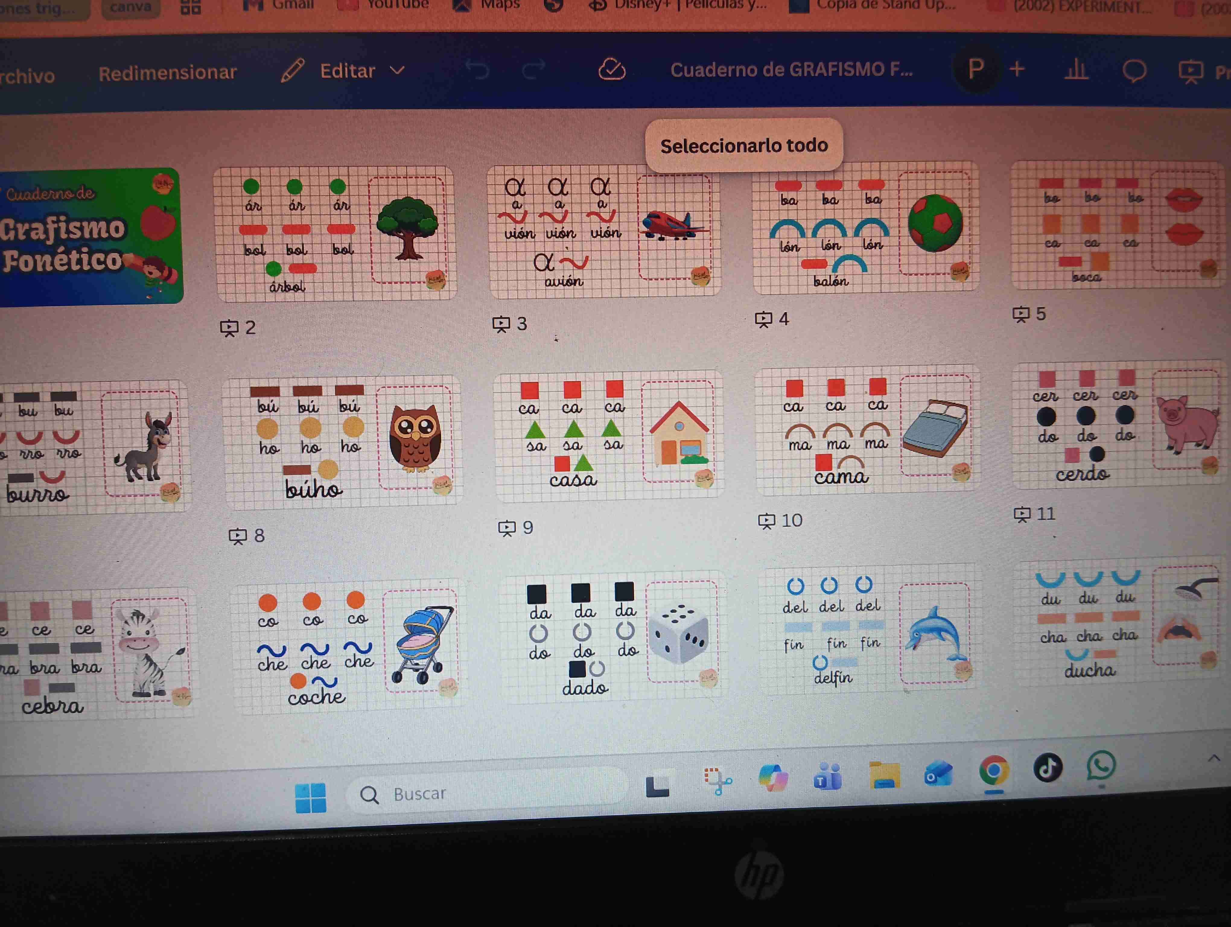 Cuaderno de Grafismo fonético - miniatura 4