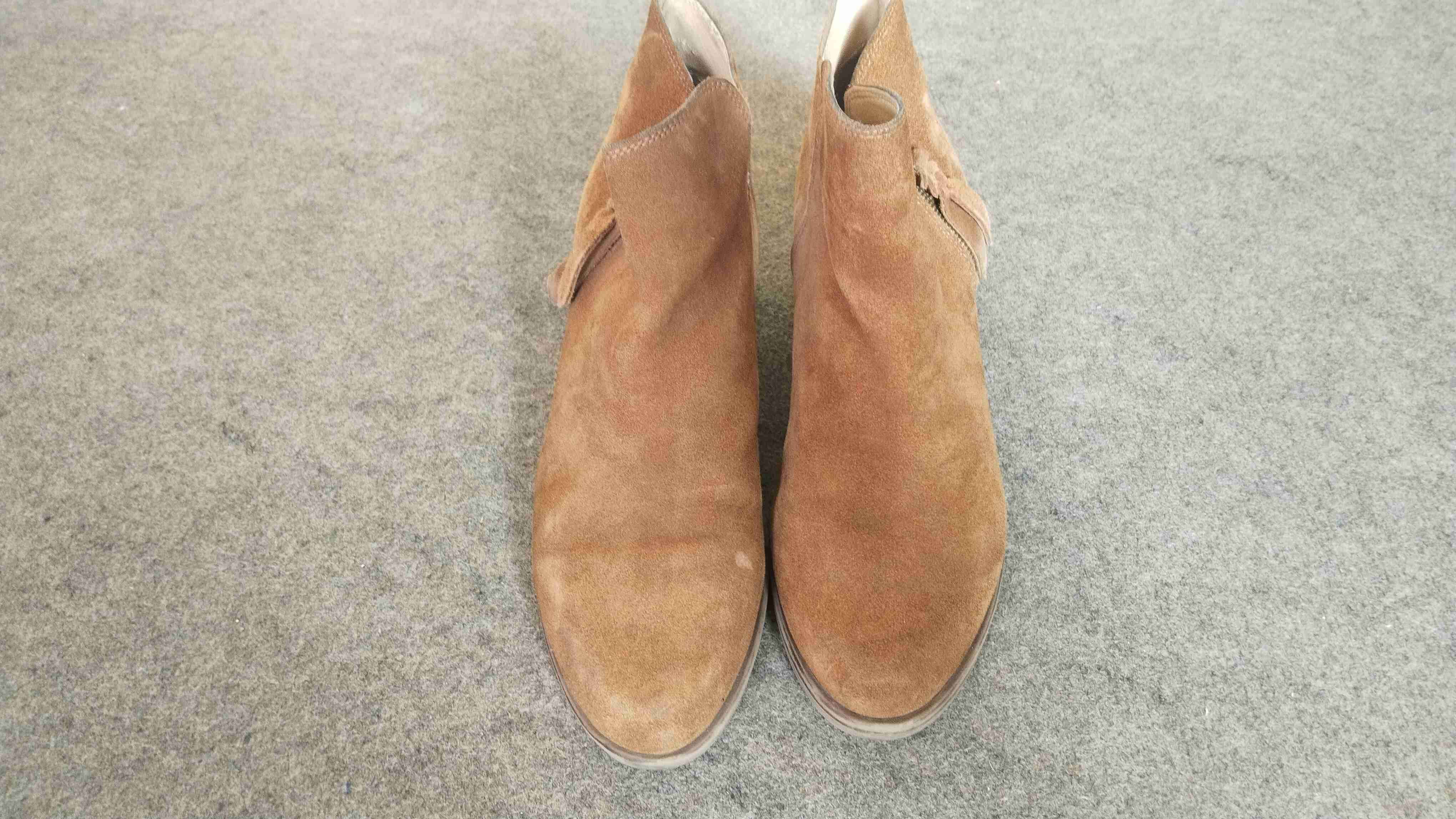 Botines camel de gamuza - miniatura 2