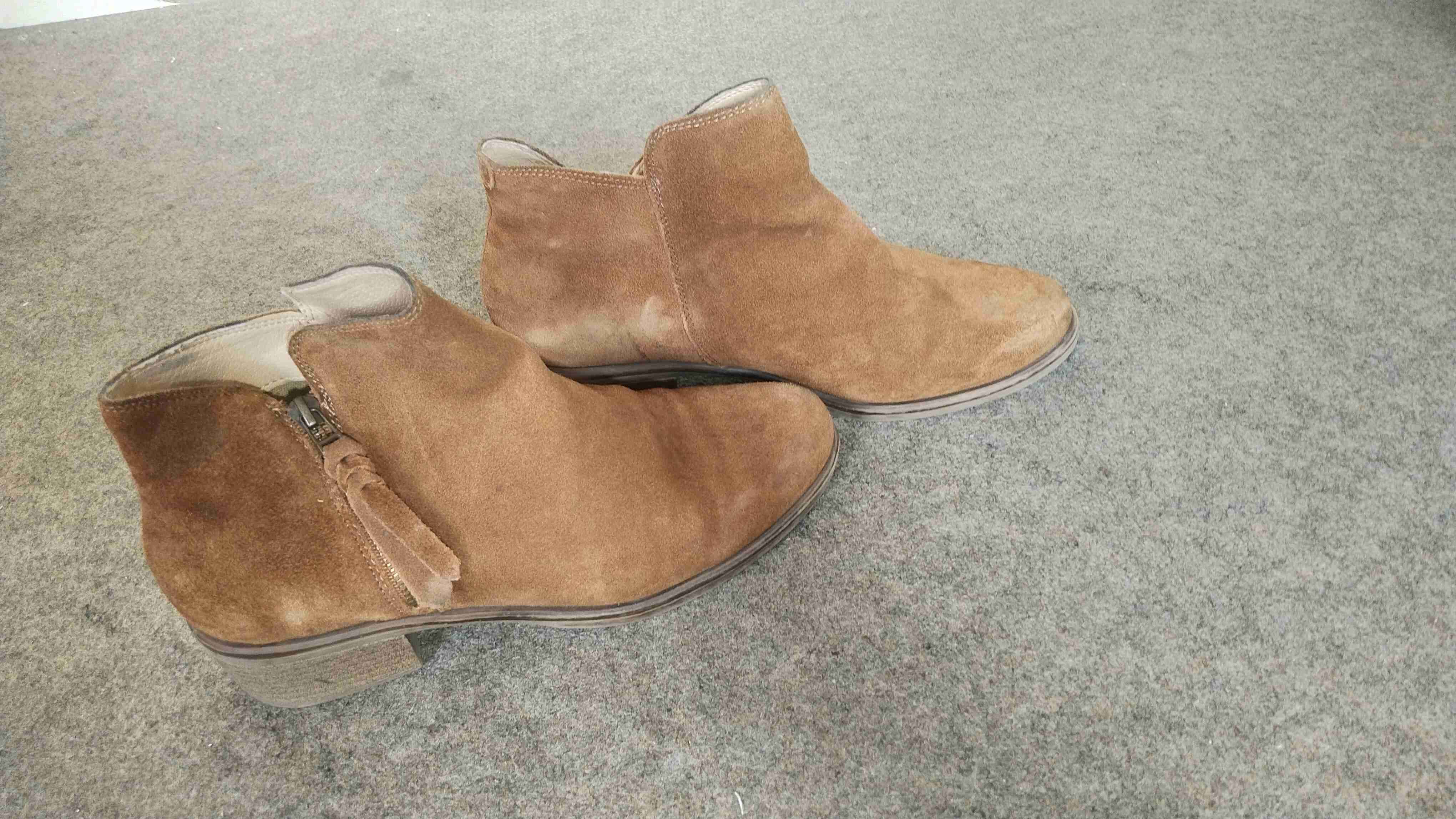 Botines camel de gamuza - miniatura 3