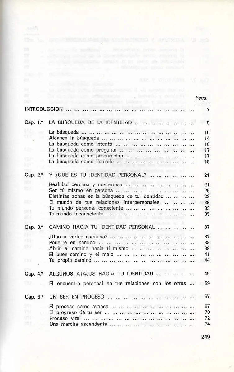Libro Búsqueda de la Propia Identidad  Acha Irizar - miniatura 2