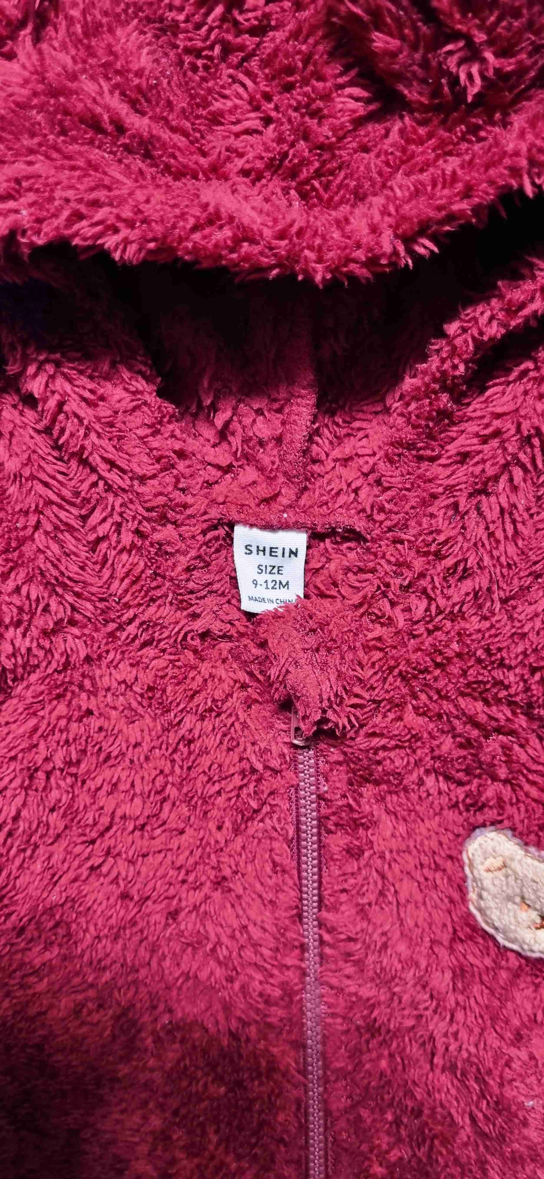 Enterito peludo rojo para bebé - miniatura 2