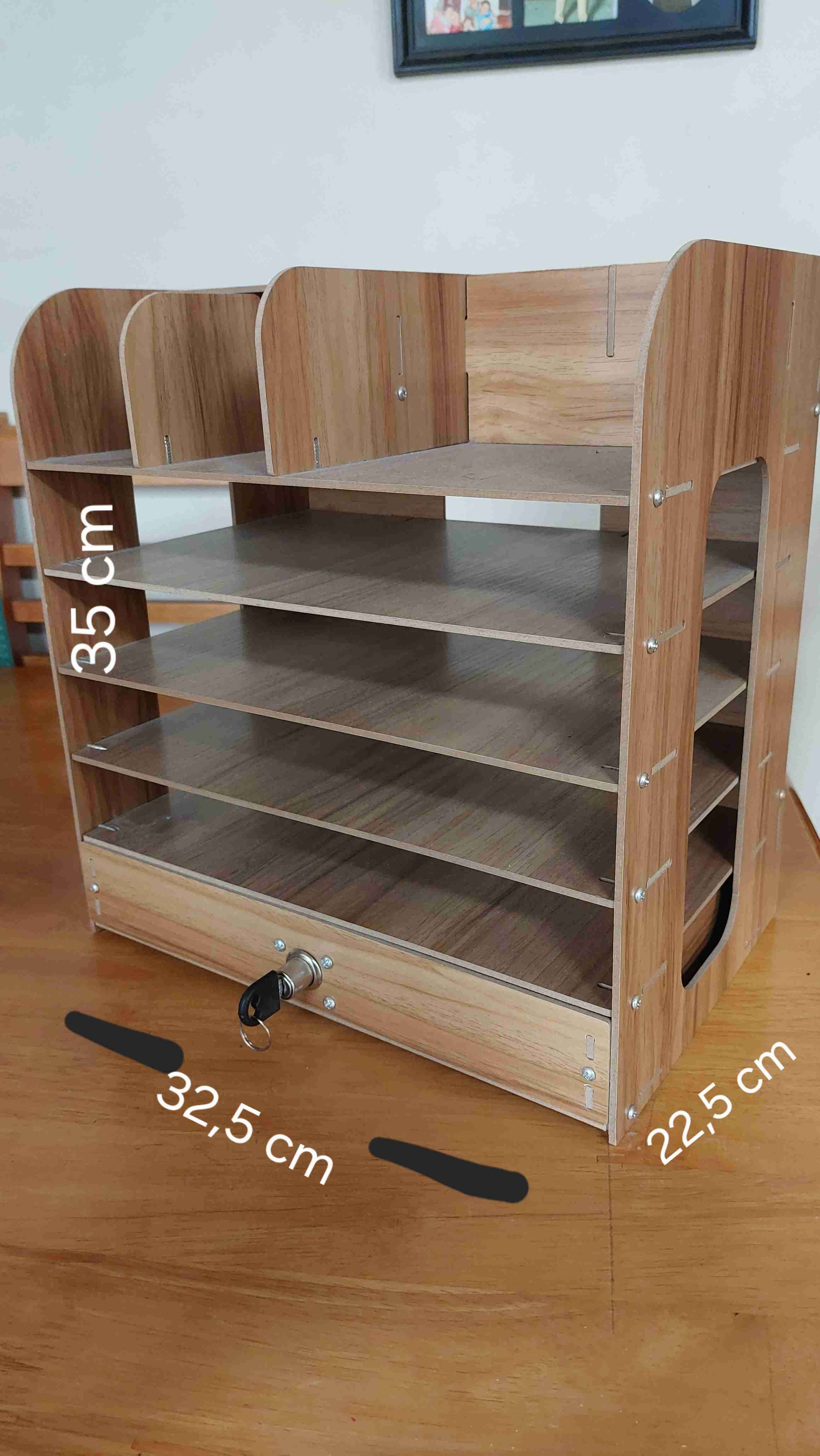 Organizador de documentos de madera - miniatura 1