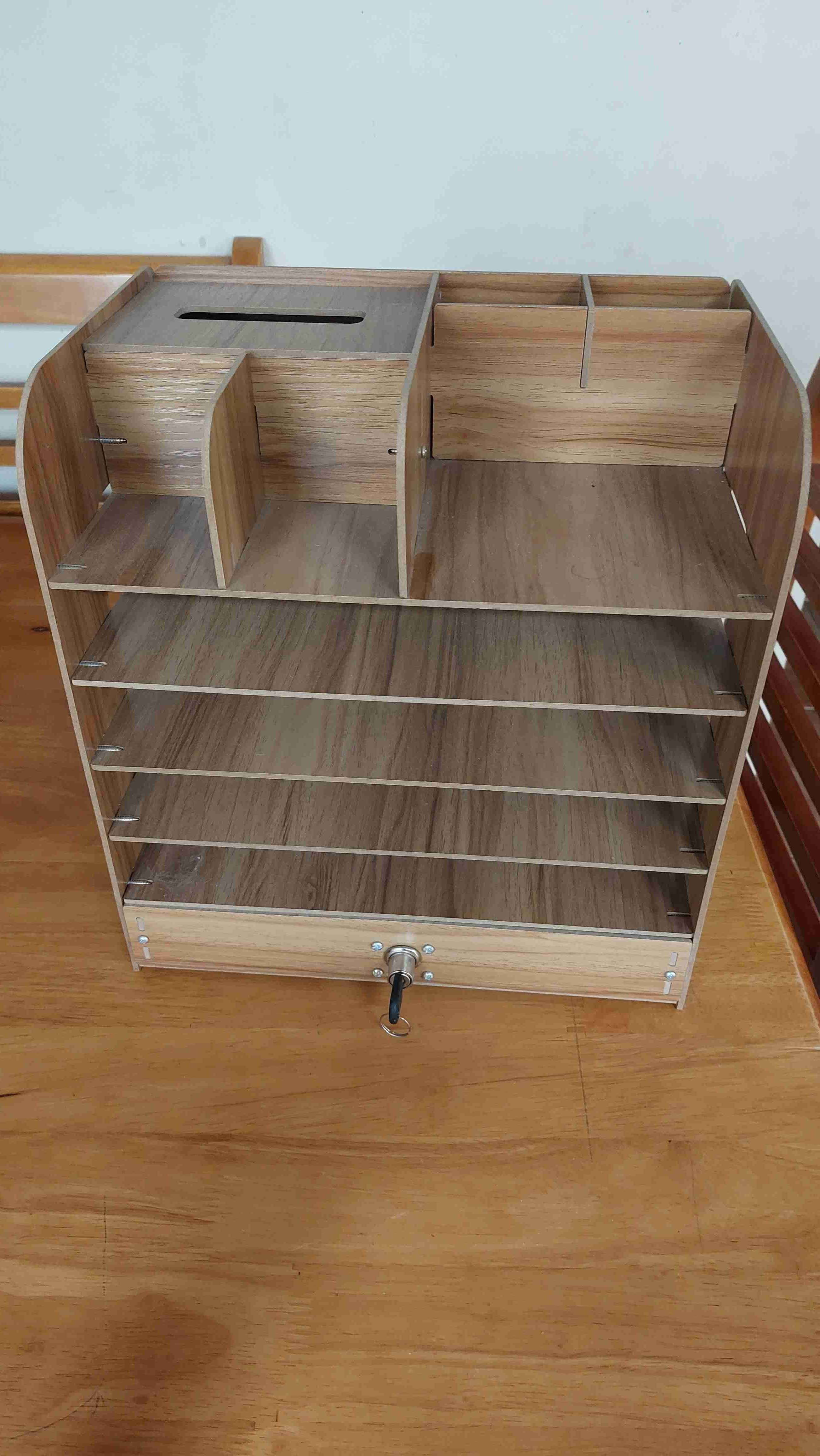 Organizador de documentos de madera - miniatura 2