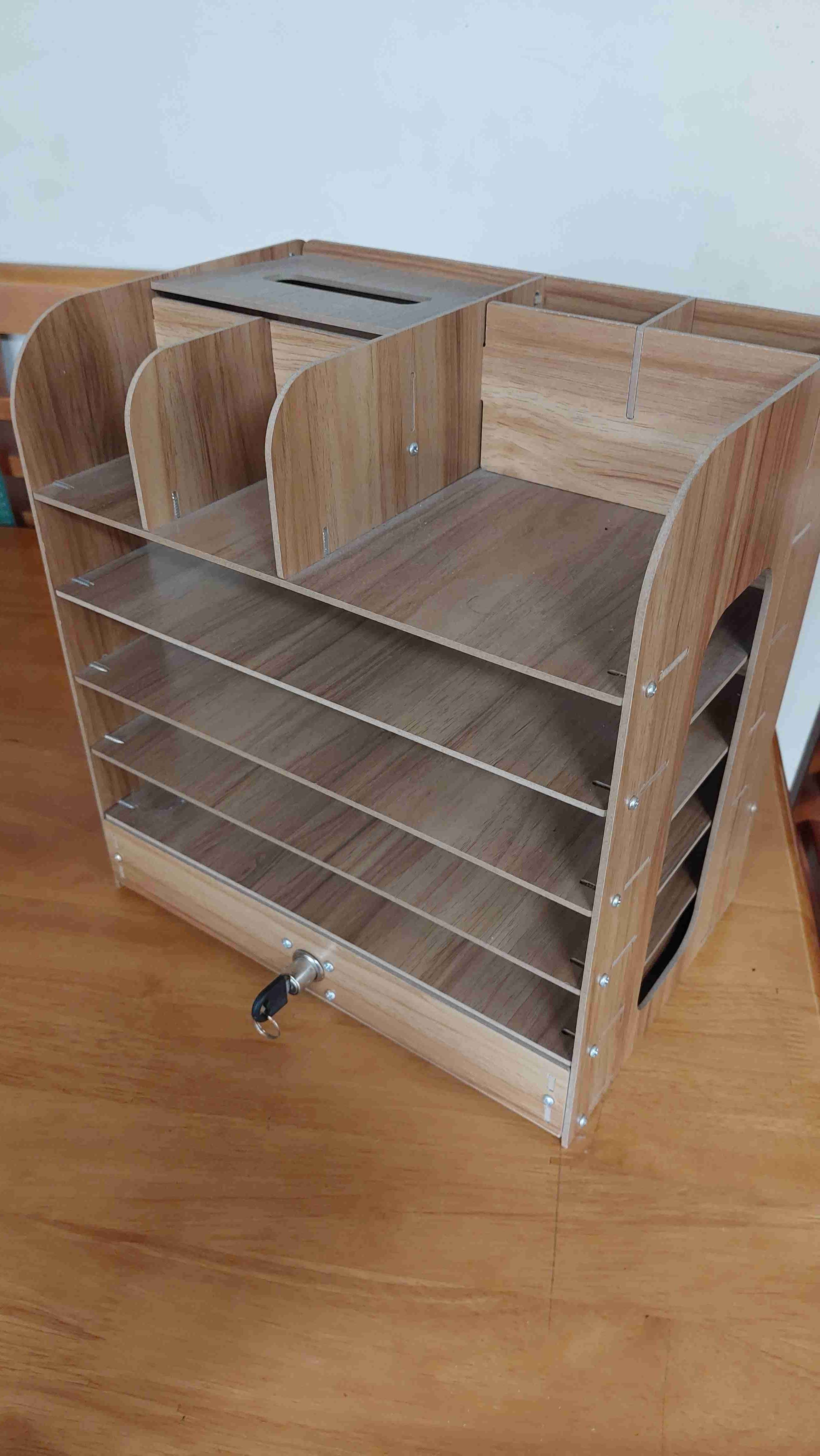 Organizador de documentos de madera - miniatura 3