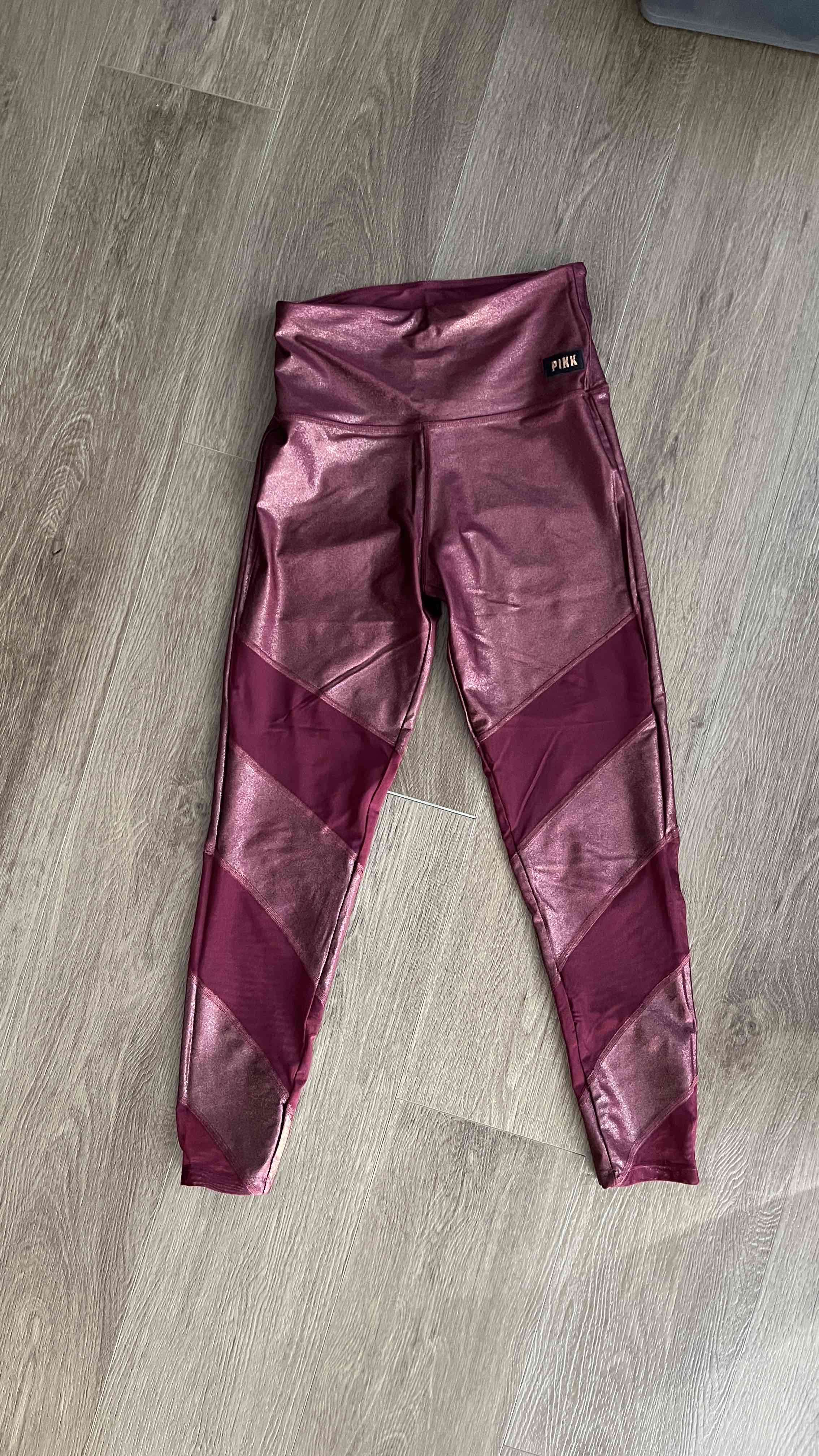 Calzas Pink brillantes color vino - miniatura 2