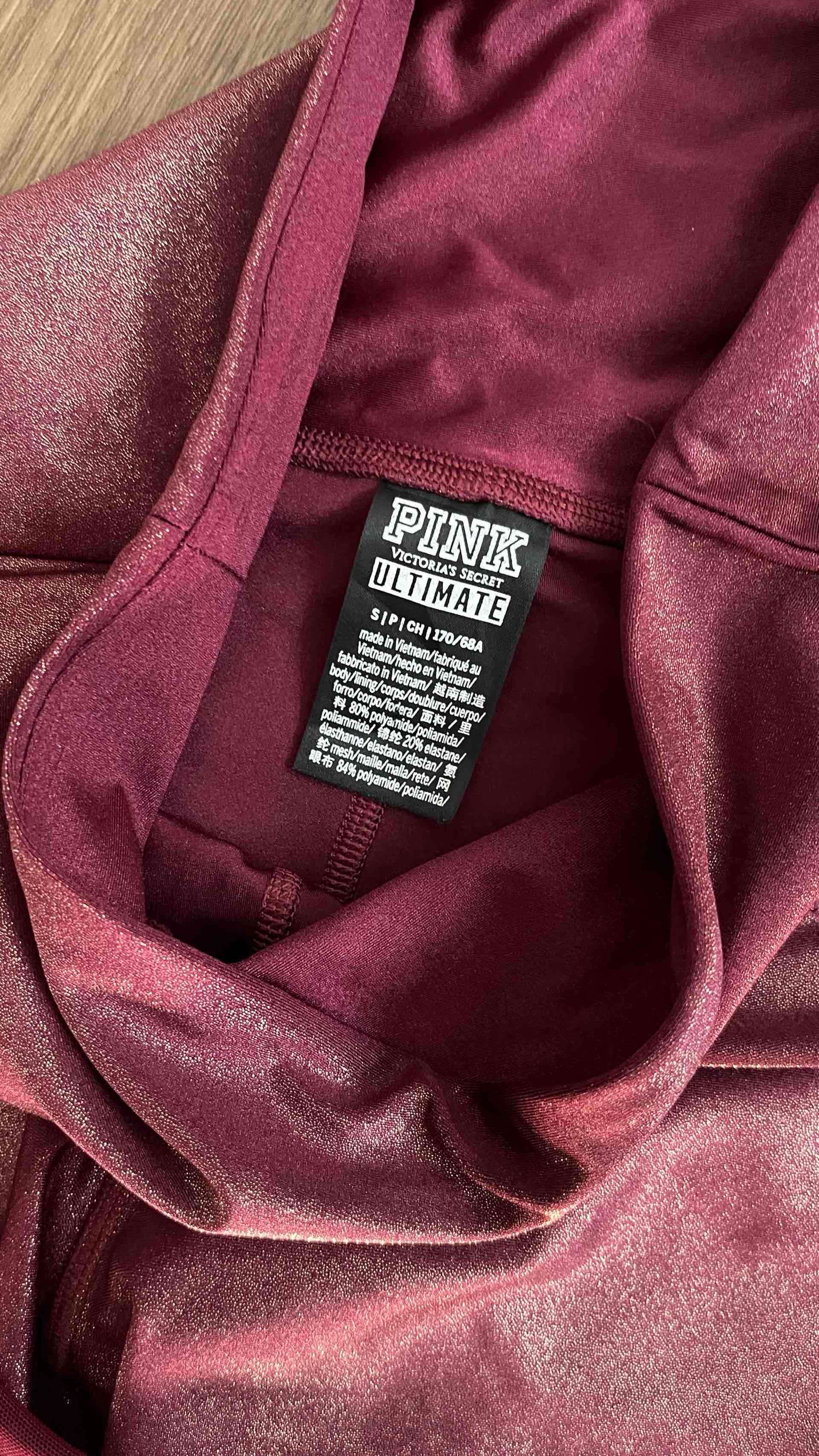 Calzas Pink brillantes color vino - miniatura 3