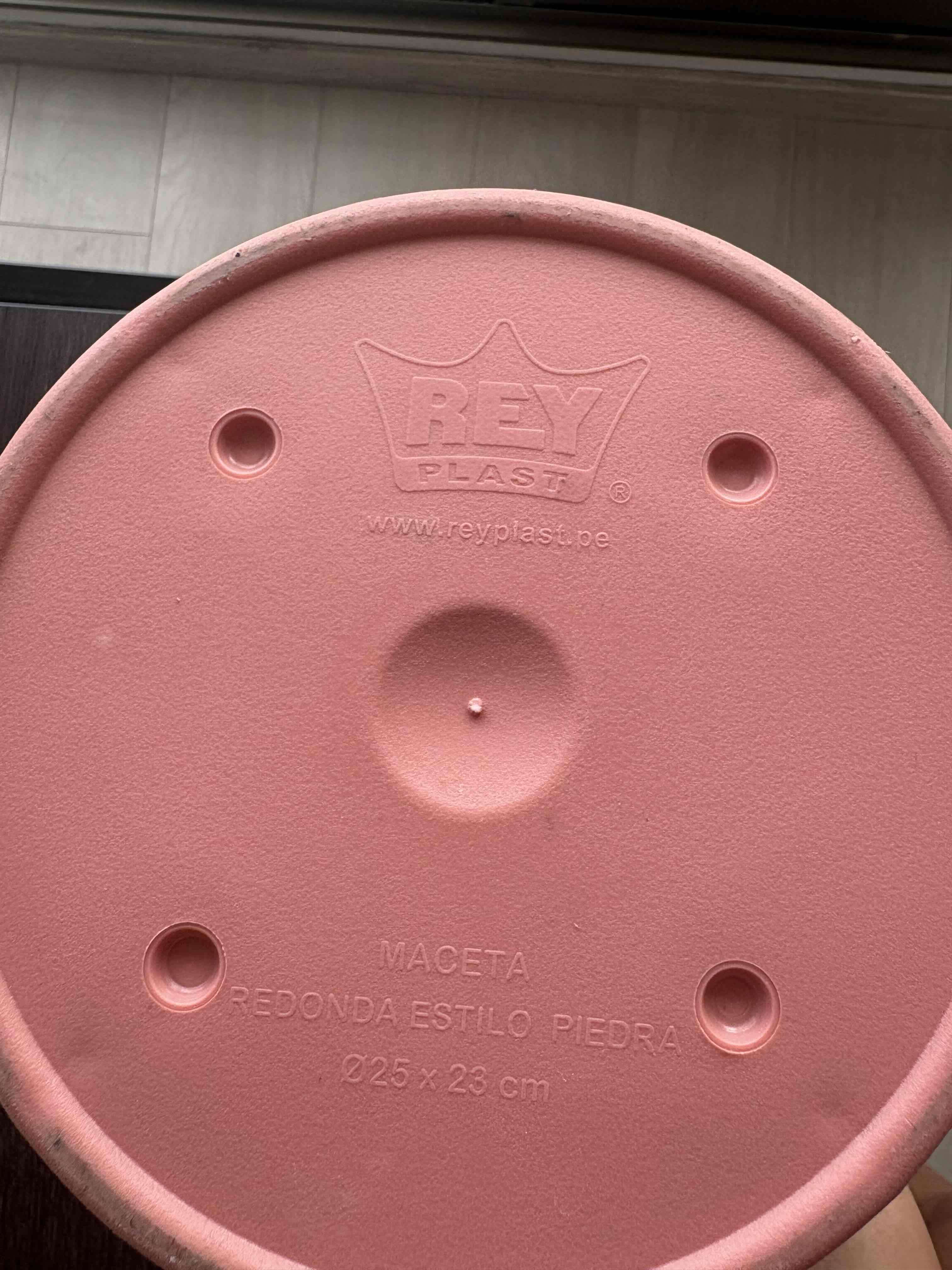 Macetero grande rosa - miniatura 3