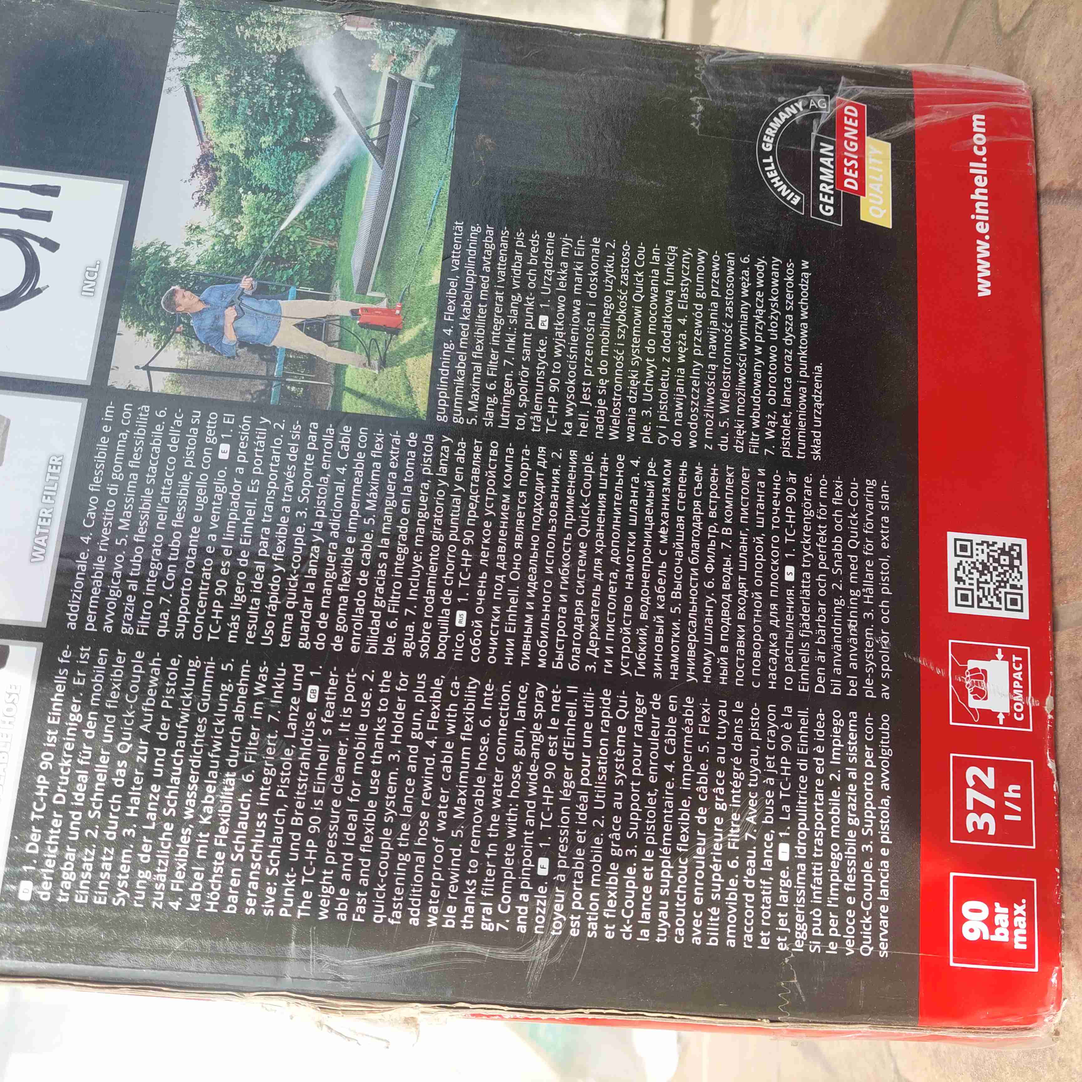 Hidrolavadora Einhell TC-HP 90 - miniatura 2