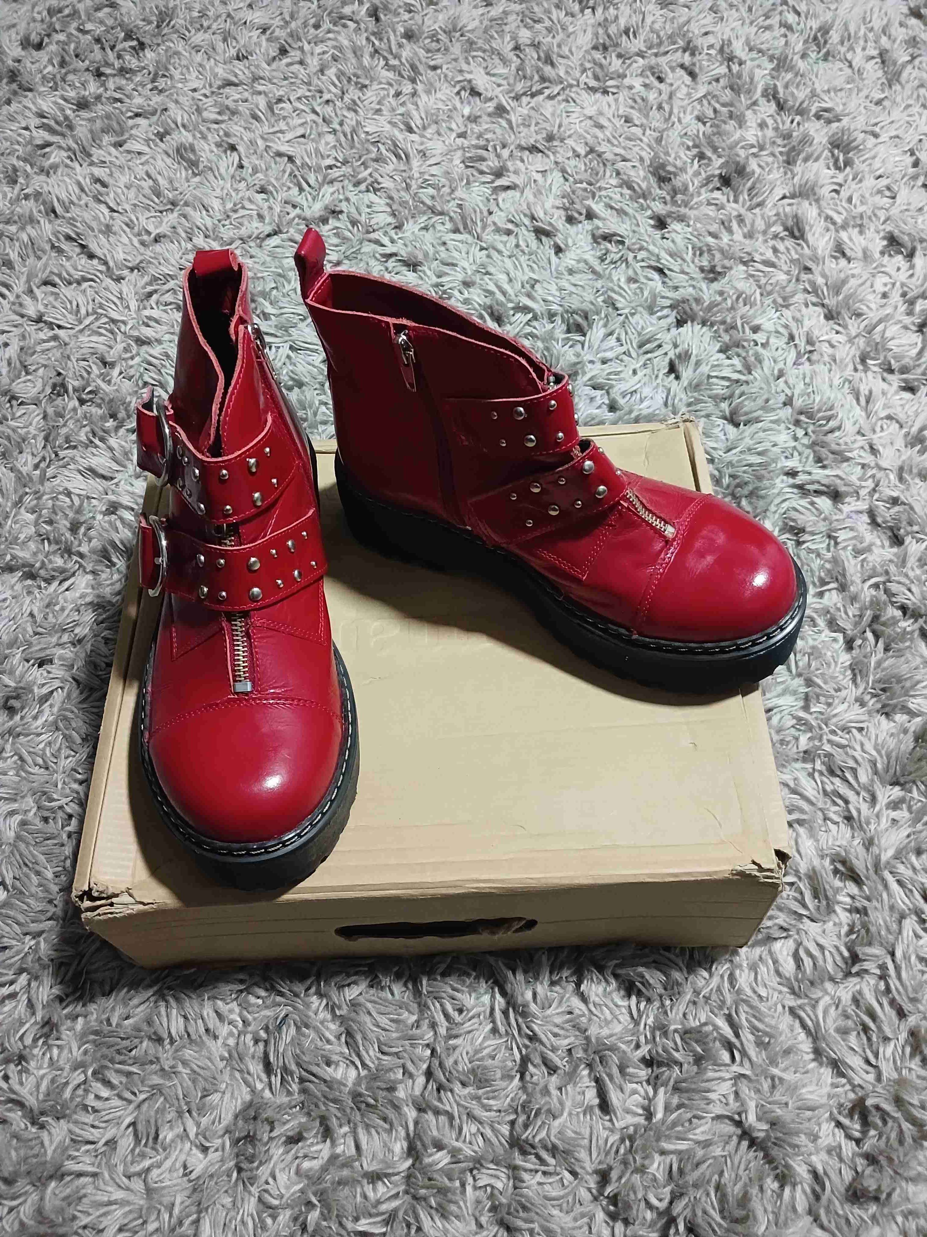 Botines rojos marca Romano - miniatura 4