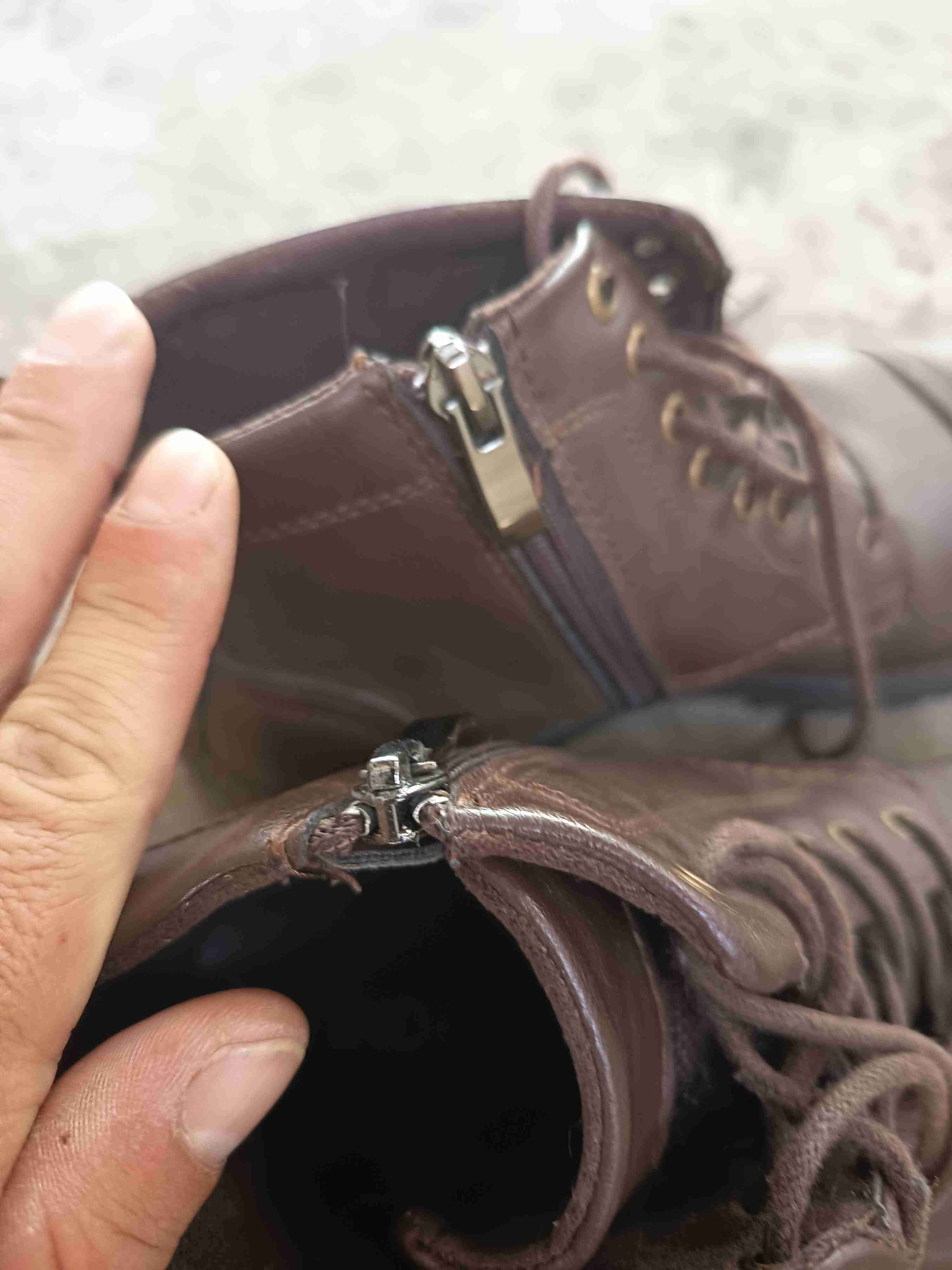 Botas de cuero marrón - miniatura 4