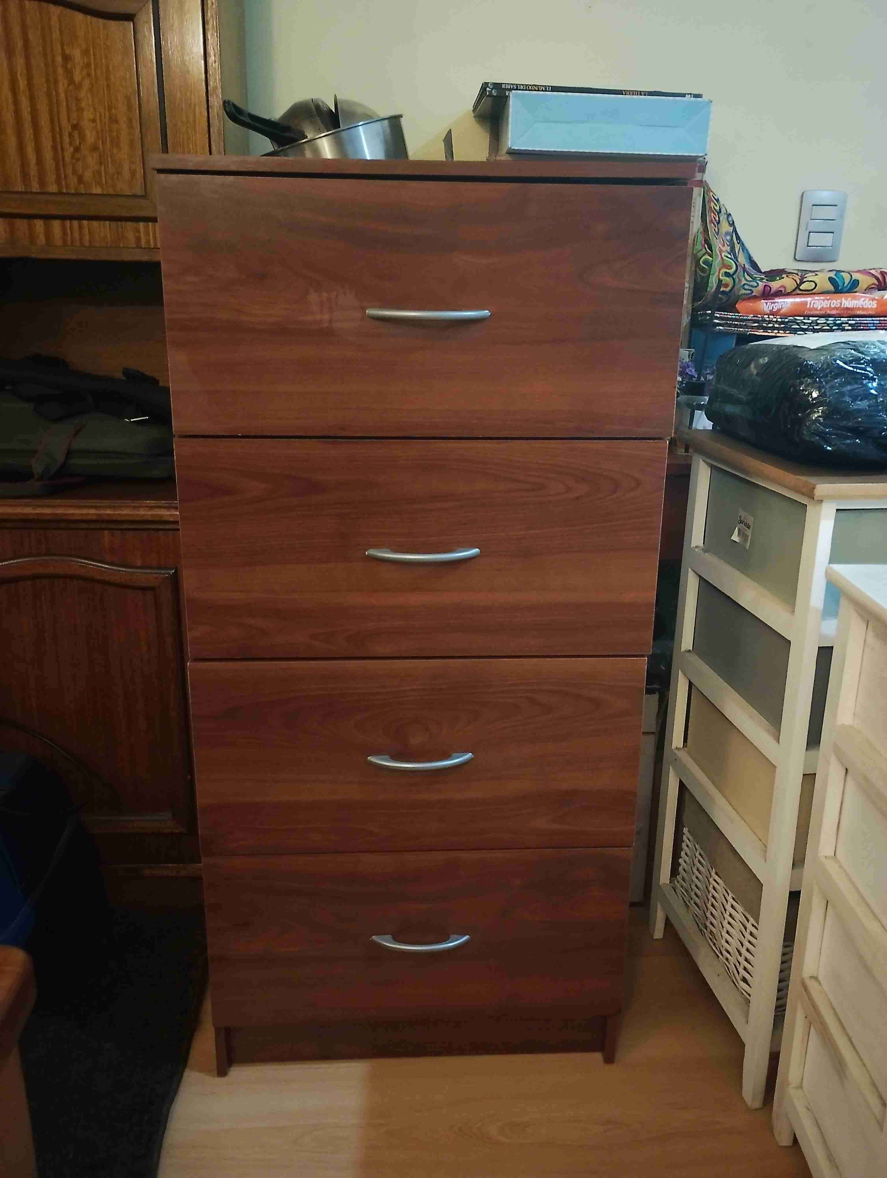 Cajonera de madera marrón - miniatura 1