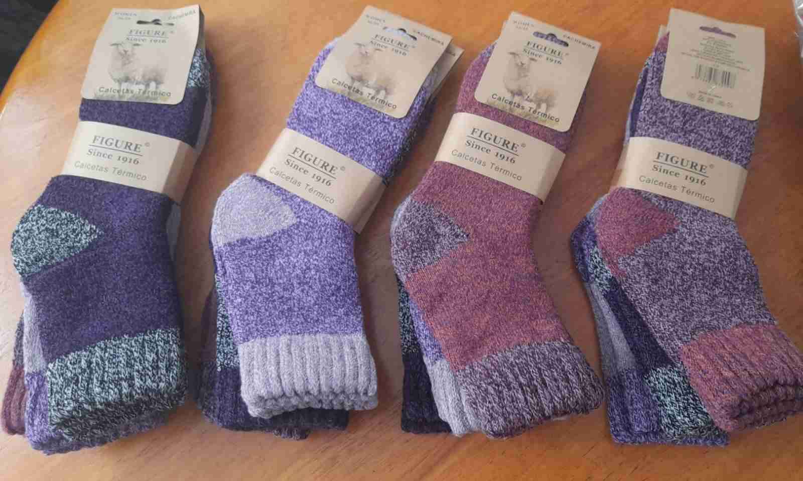 Pack 3 Calcetines Invierno Térmicos Lana Cachemira - miniatura 1