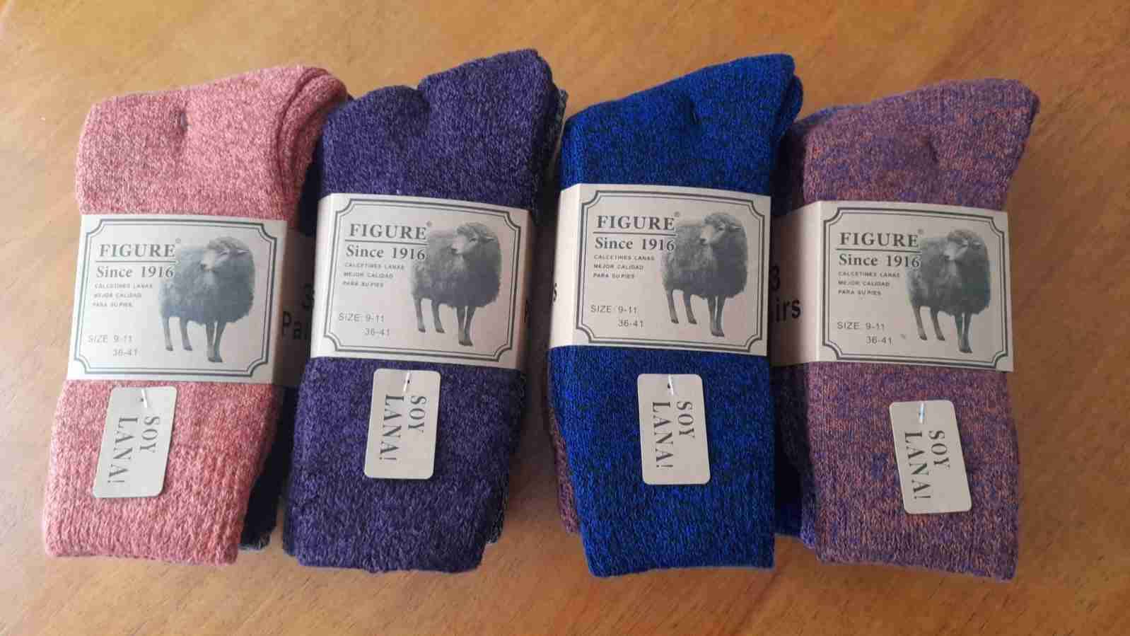 Pack 3 Calcetines Invierno Térmicos Lana Cachemira - miniatura 4