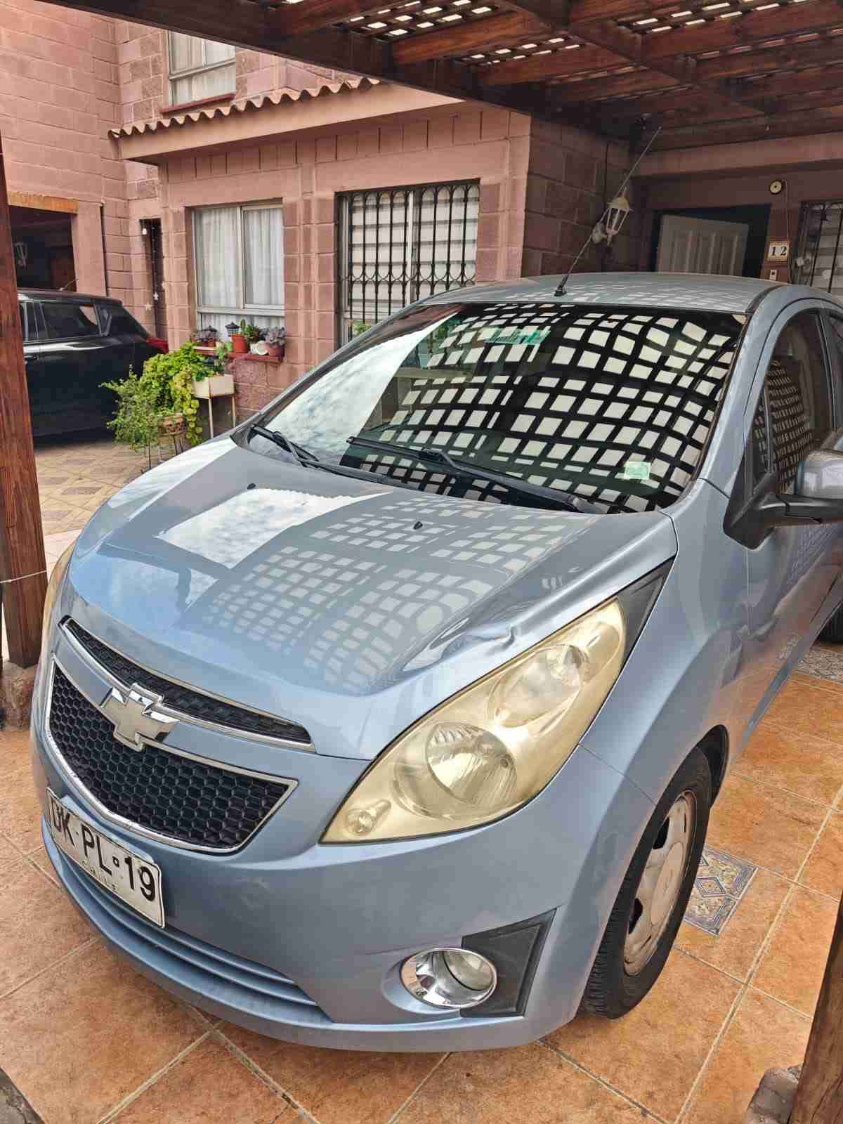 Chevrolet Spark 2012 azul  en buen estado - miniatura 2