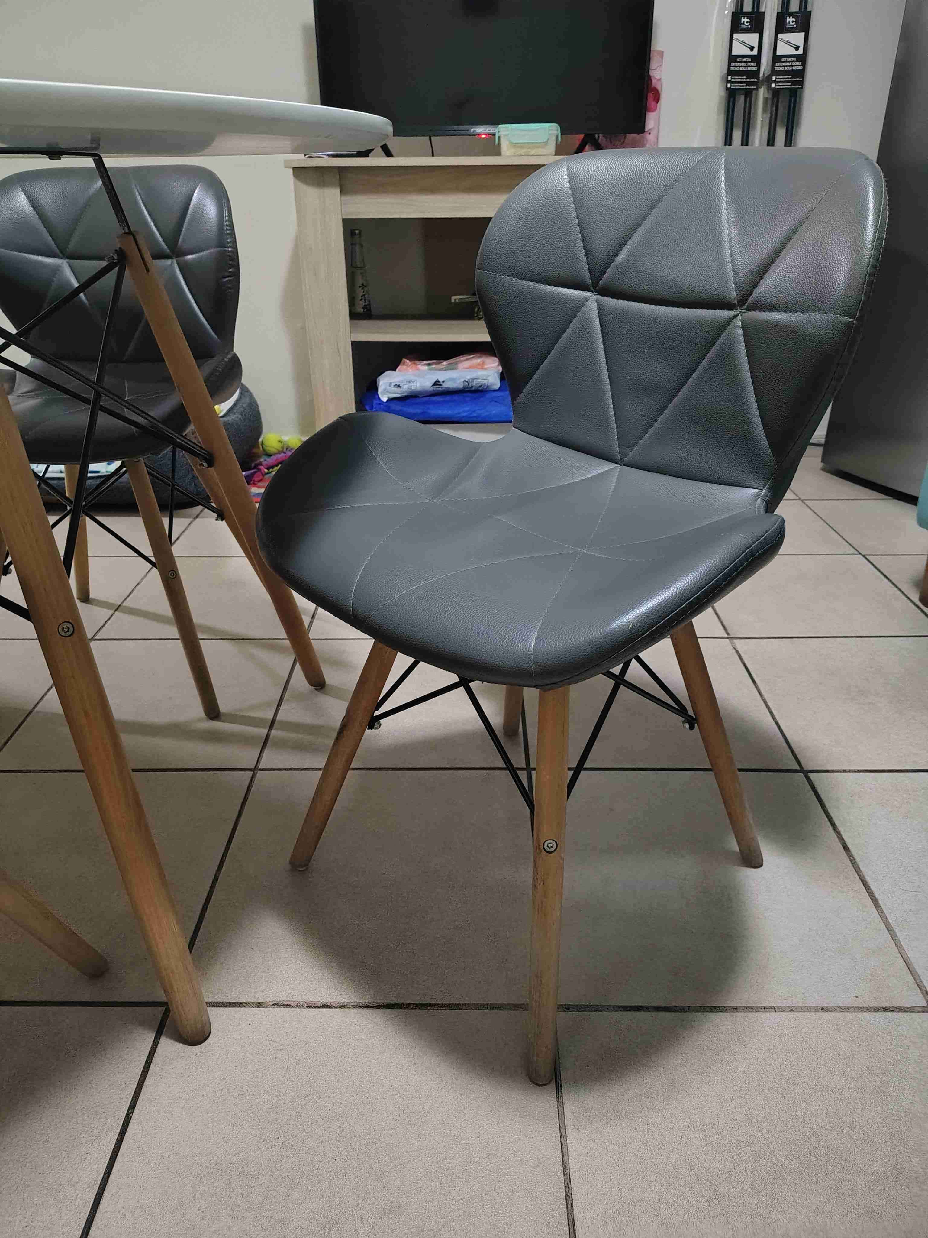 Conjunto comedor redondo moderno - miniatura 3