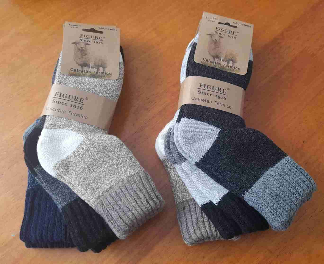 Pack 3 Pares Calcetines Térmicos Lana Cachemira - miniatura 3