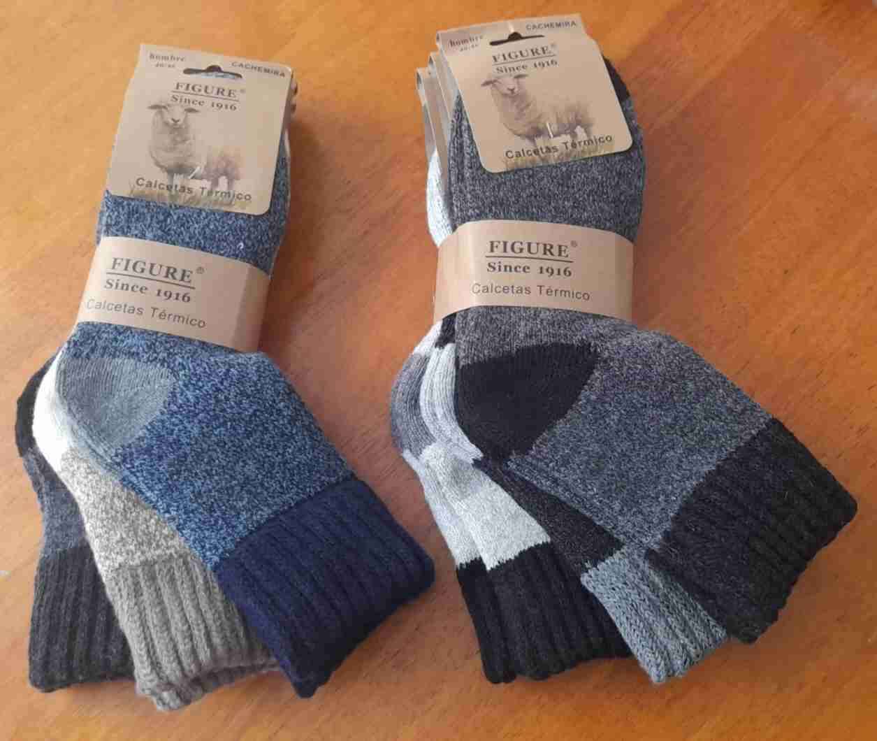 Pack 3 Pares Calcetines Térmicos Lana Cachemira - miniatura 4